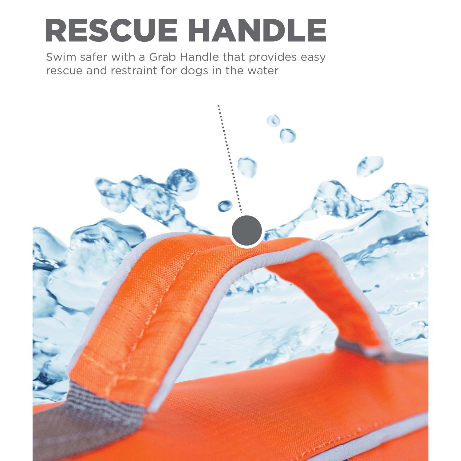 Outward Hound Granby Ripstop Dog Life Jacket, Orange