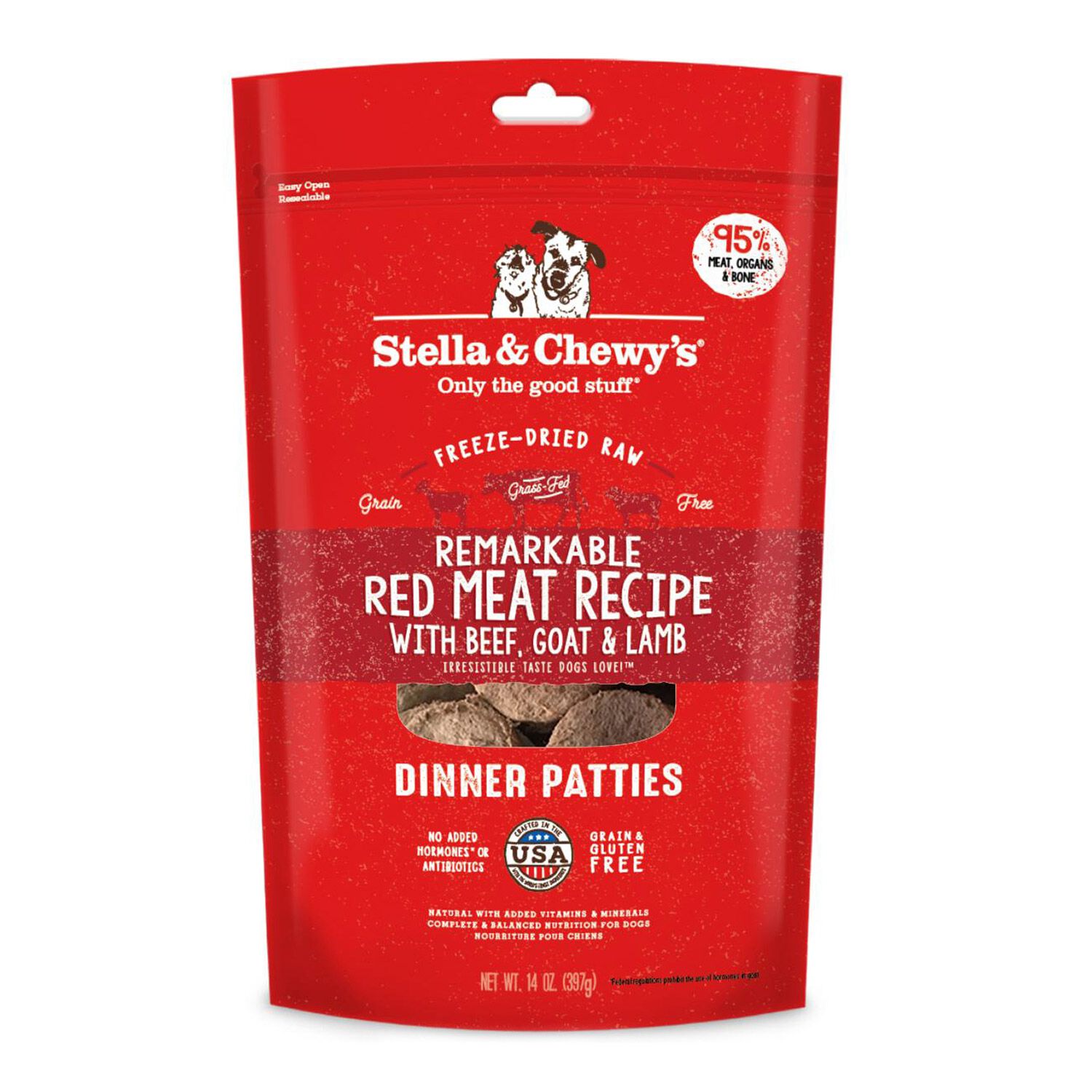 Stella & Chewy's Freeze Dried Red Meat Patties Dog Food