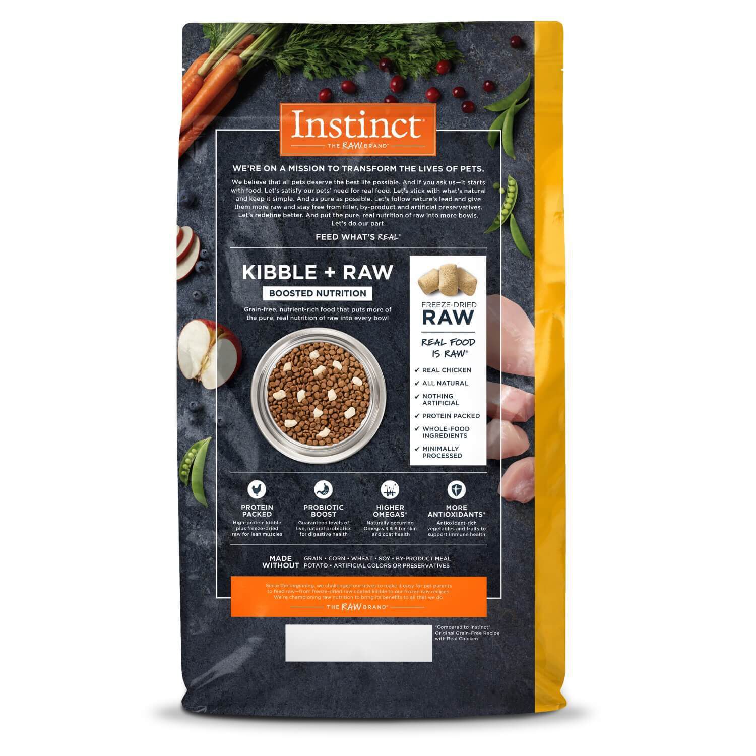 Instinct Raw Boost Grain-Free Recipe With Real Chicken Dry Cat Food