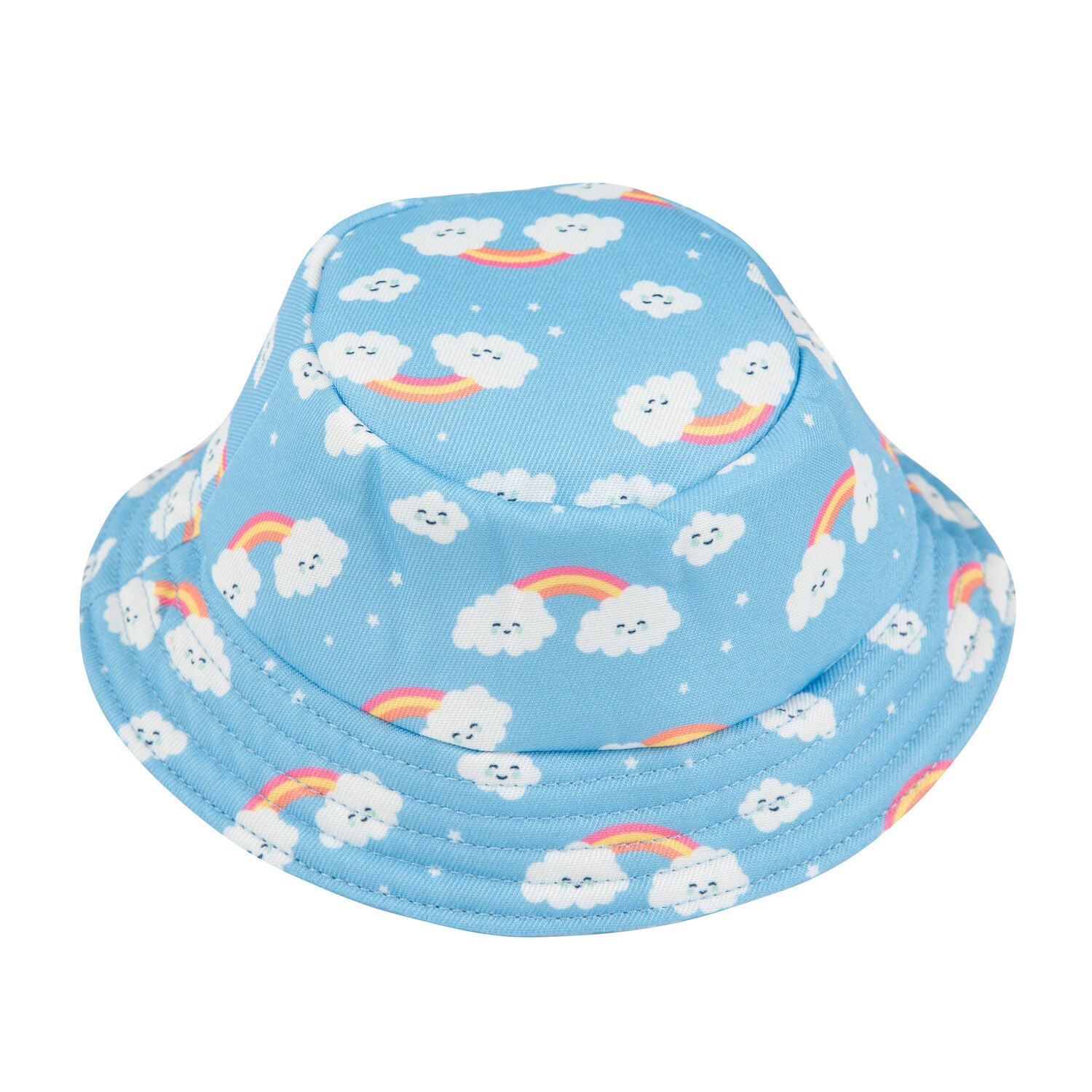 Simply Dog Rainbow & Clouds Bucket Hat For Dogs