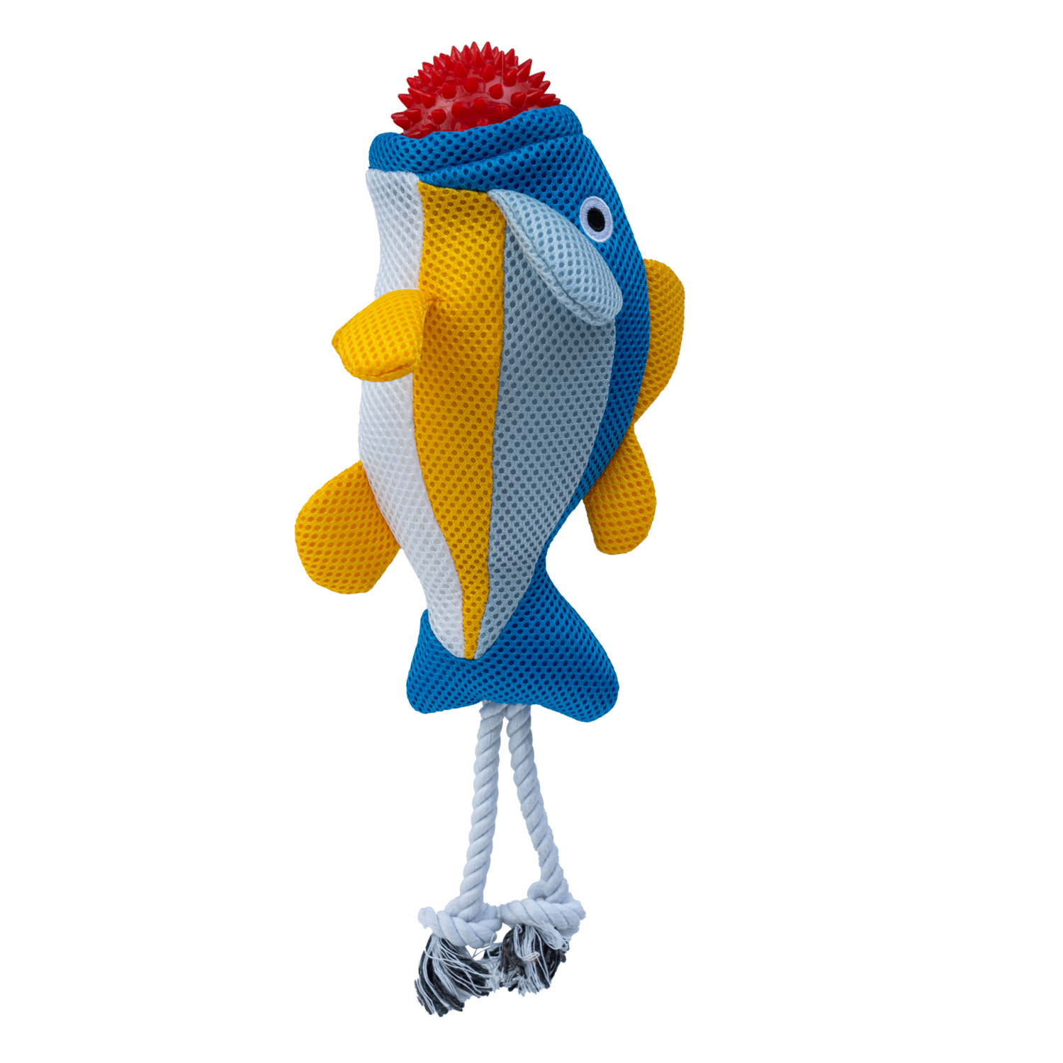 Territory Fish 2-In-1 Floating Tug And Toss Dog Toy