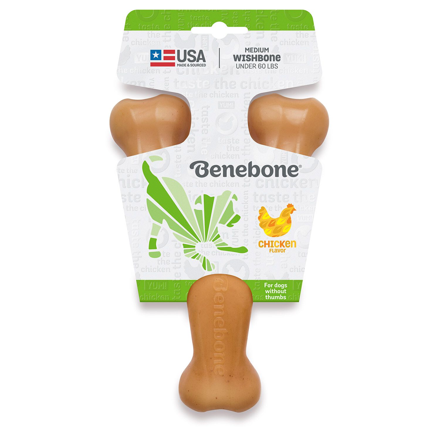 Benebone Chicken Wishbone Dog Chew Toy