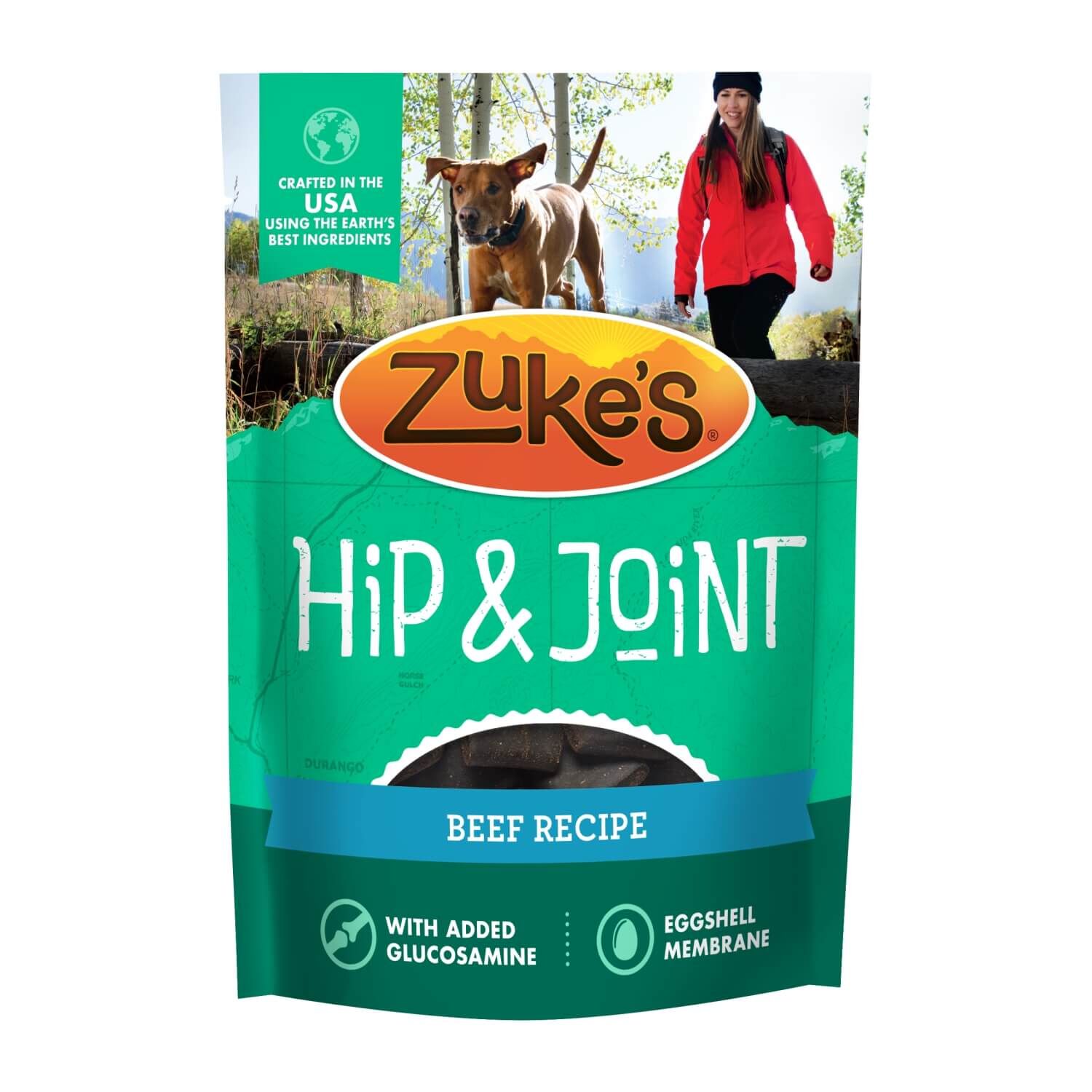 Zuke's Hip & Joint Soft & Chewy Dog Treats, Beef Recipe