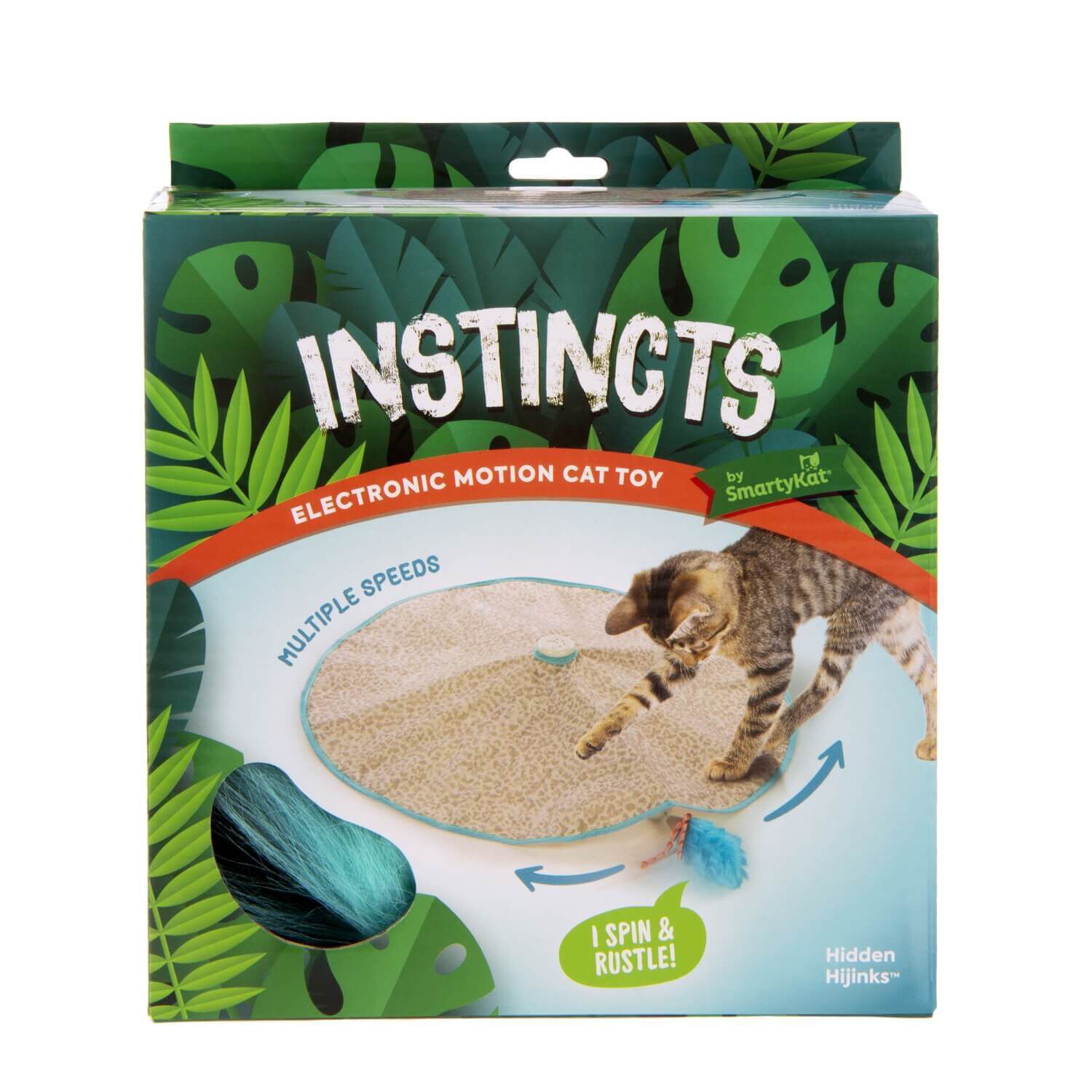 Instincts By Smartykat&reg; Hidden Hijinks Electronic Motion Concealed Teaser Wand Cat Toy, Battery Powered