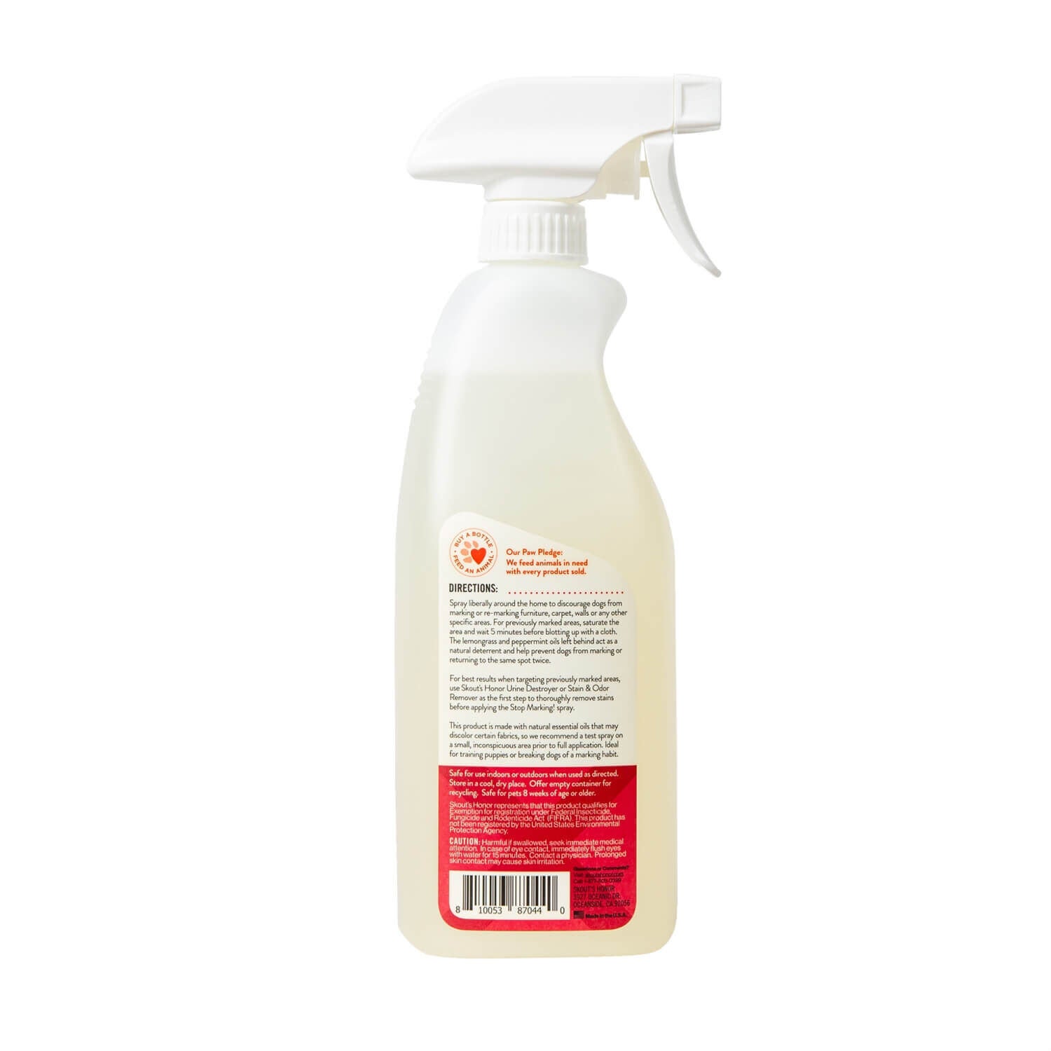 Skout's Honor Stop Marking! Preventative Spray For Dogs