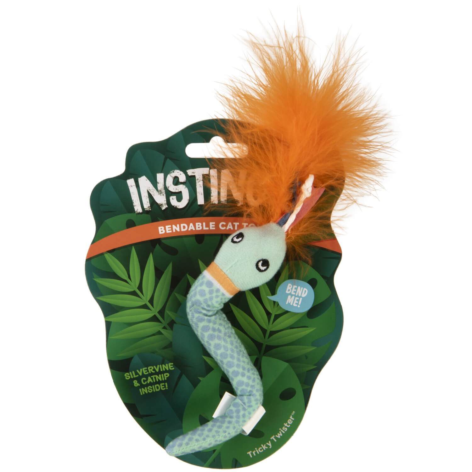 Instincts By Smartykat&reg; Tricky Twister Bendable Cat Toy With Happynip Silvervine & Catnip