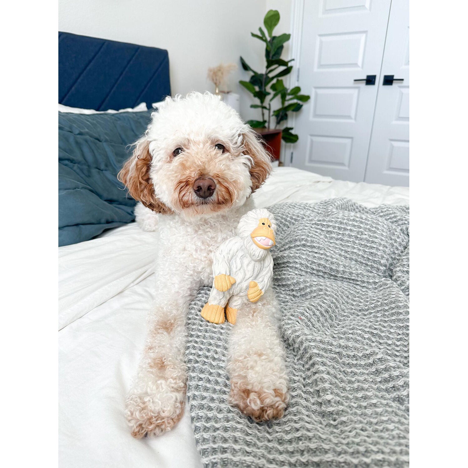 Tall Tails Yeti Latex Squeaker Dog Toy, 7"