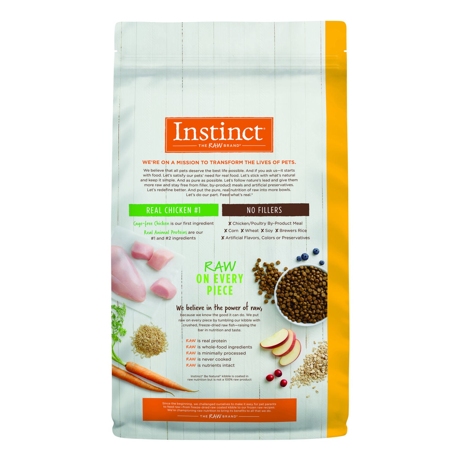 Instinct Be Natural Chicken & Brown Rice Dry Dog Food, 25Lb