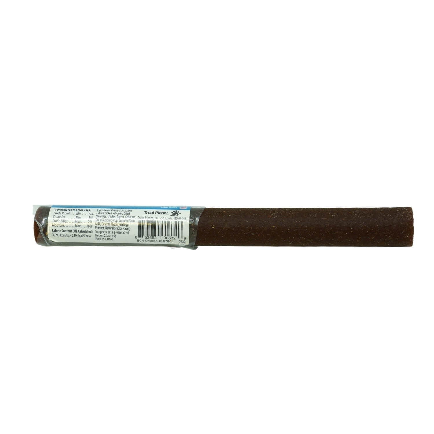Etta Says! Deluxe Chicken Hard Chew Dog Treats, 7In