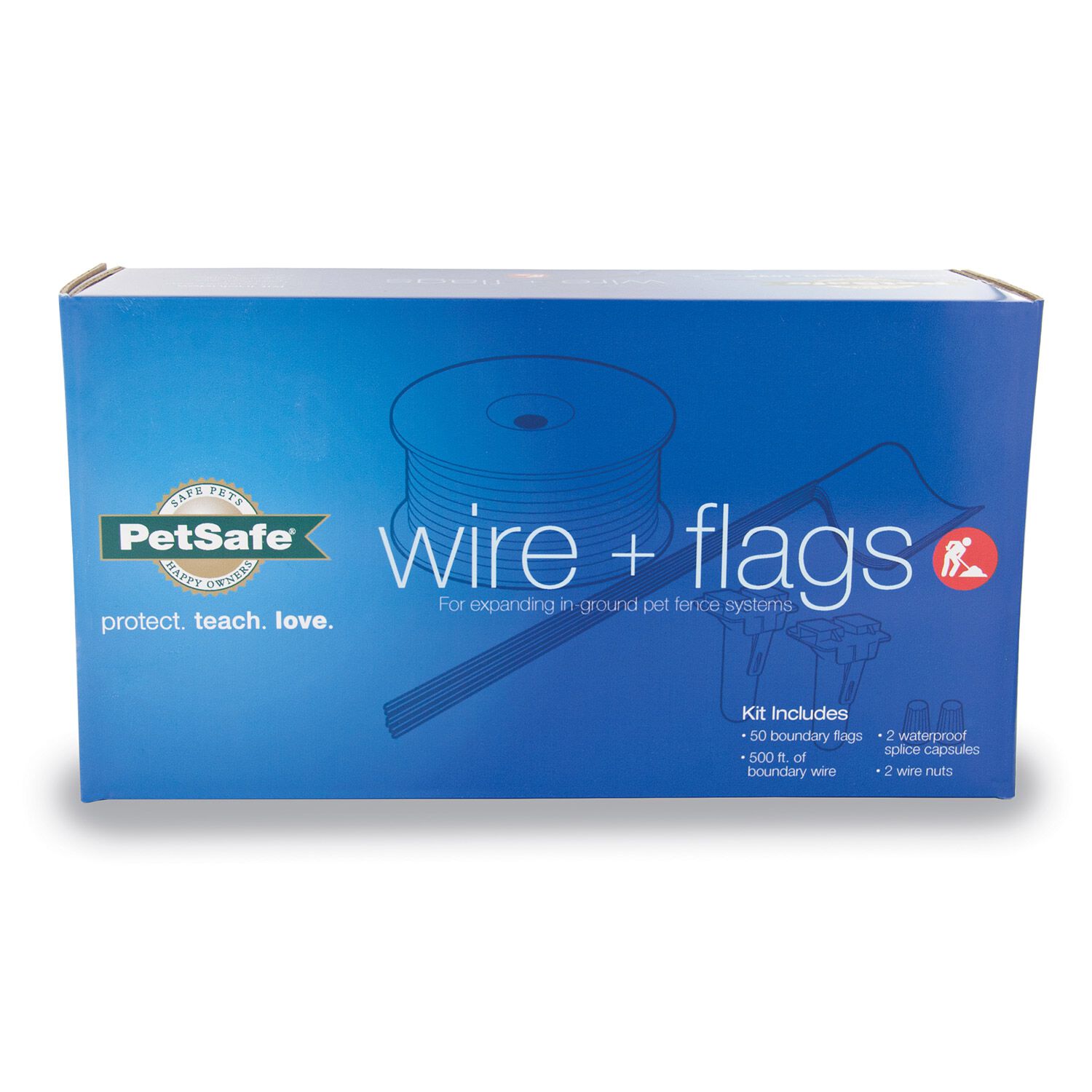 Petsafe In Ground Dog Fence Wire & Flag Kit, 500 Ft