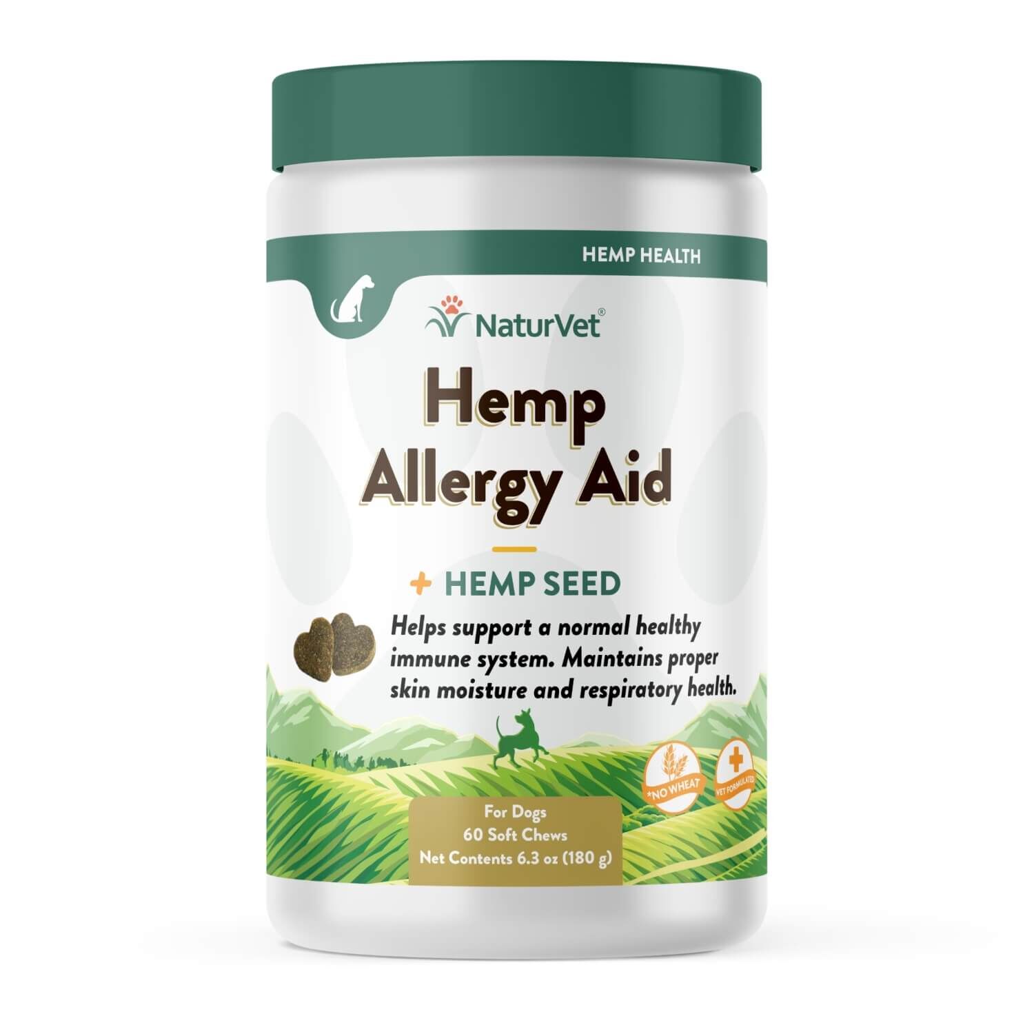 Naturvet Hemp Allergy Aid Soft Chews For Dogs