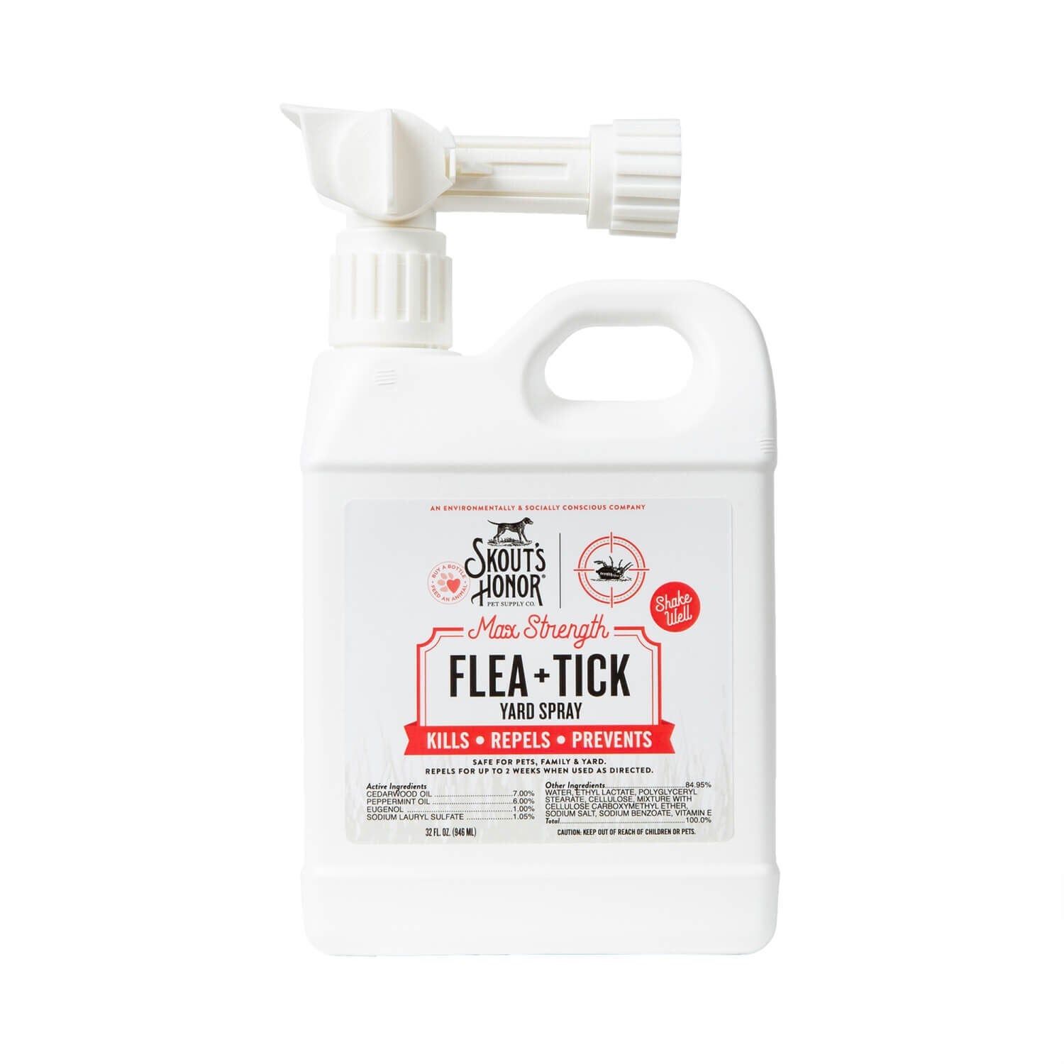Skout's Honor Max Strength Flea And Tick Yard Spray