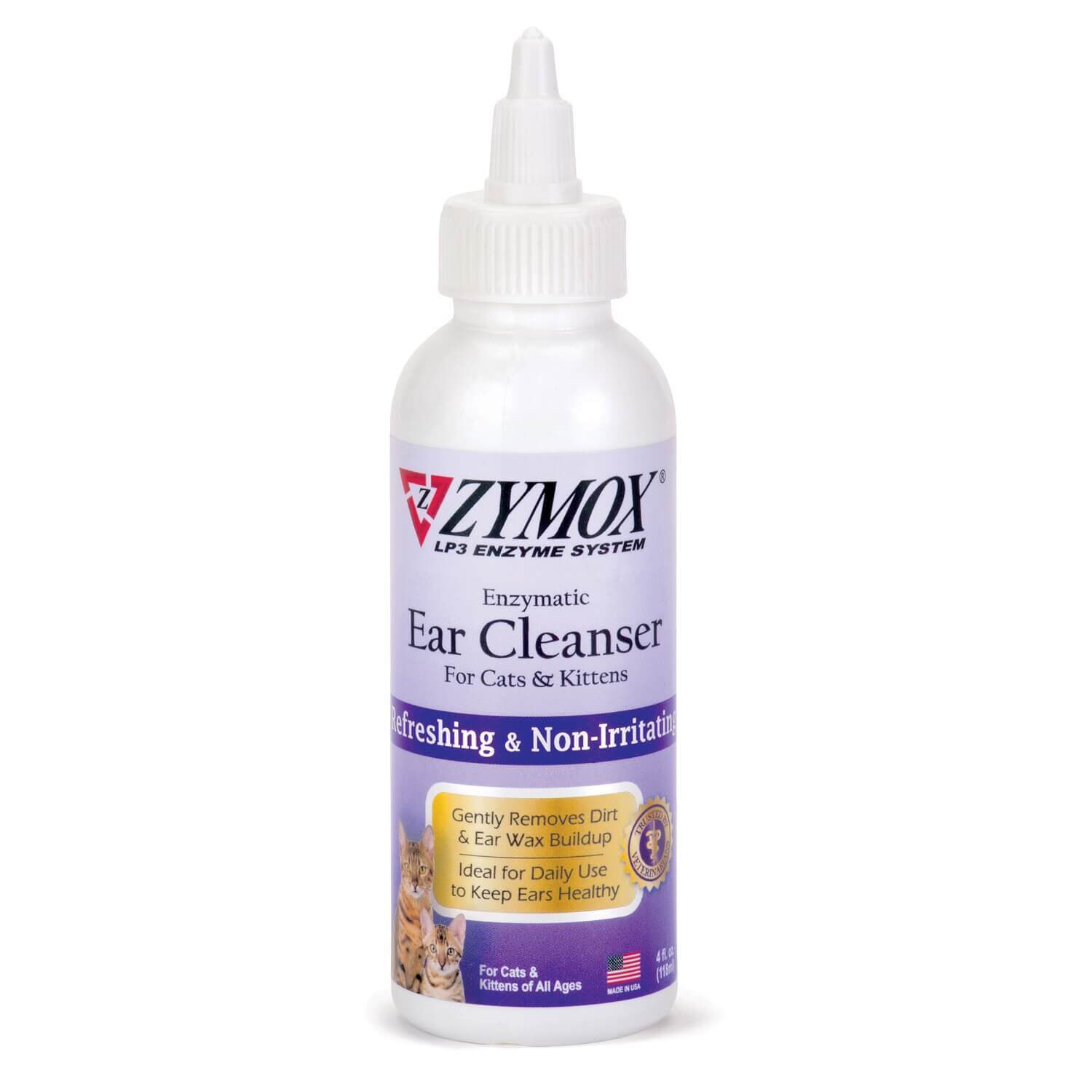 Zymox Enzymatic Ear Cleanser For Cats & Kittens