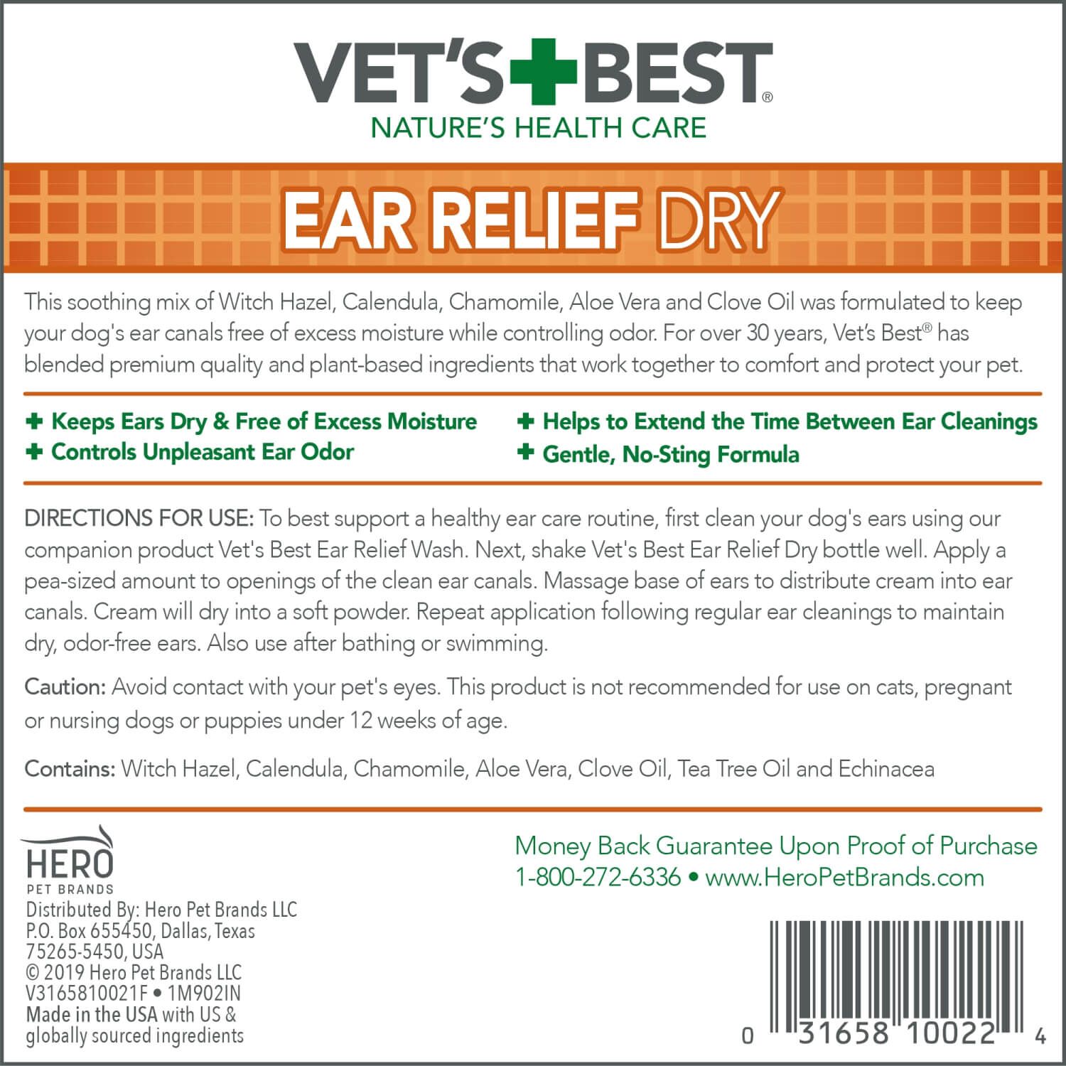 Vet's Best Dry Ear Relief For Dogs