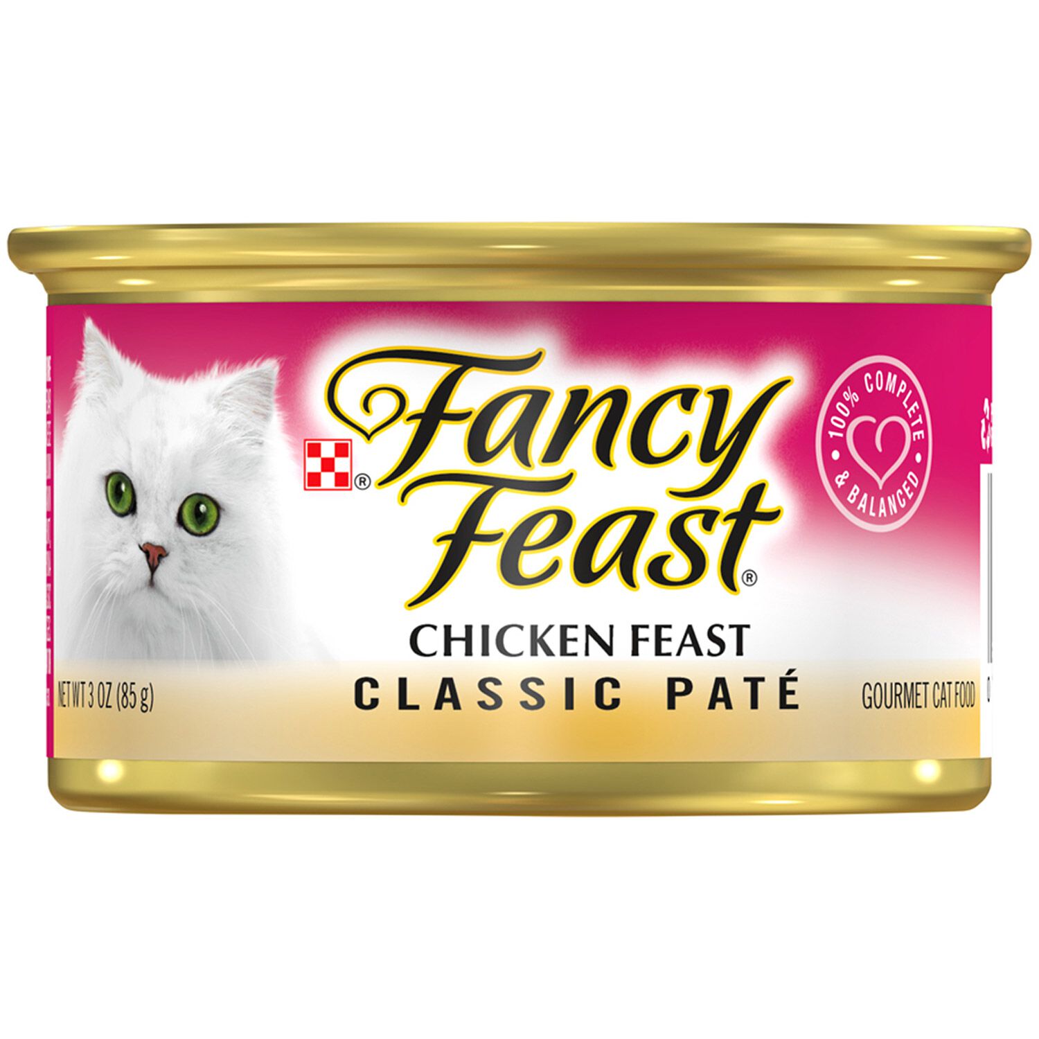 Fancy Feast Chicken Feast Pate Classic Grain-Free Wet Cat Food
