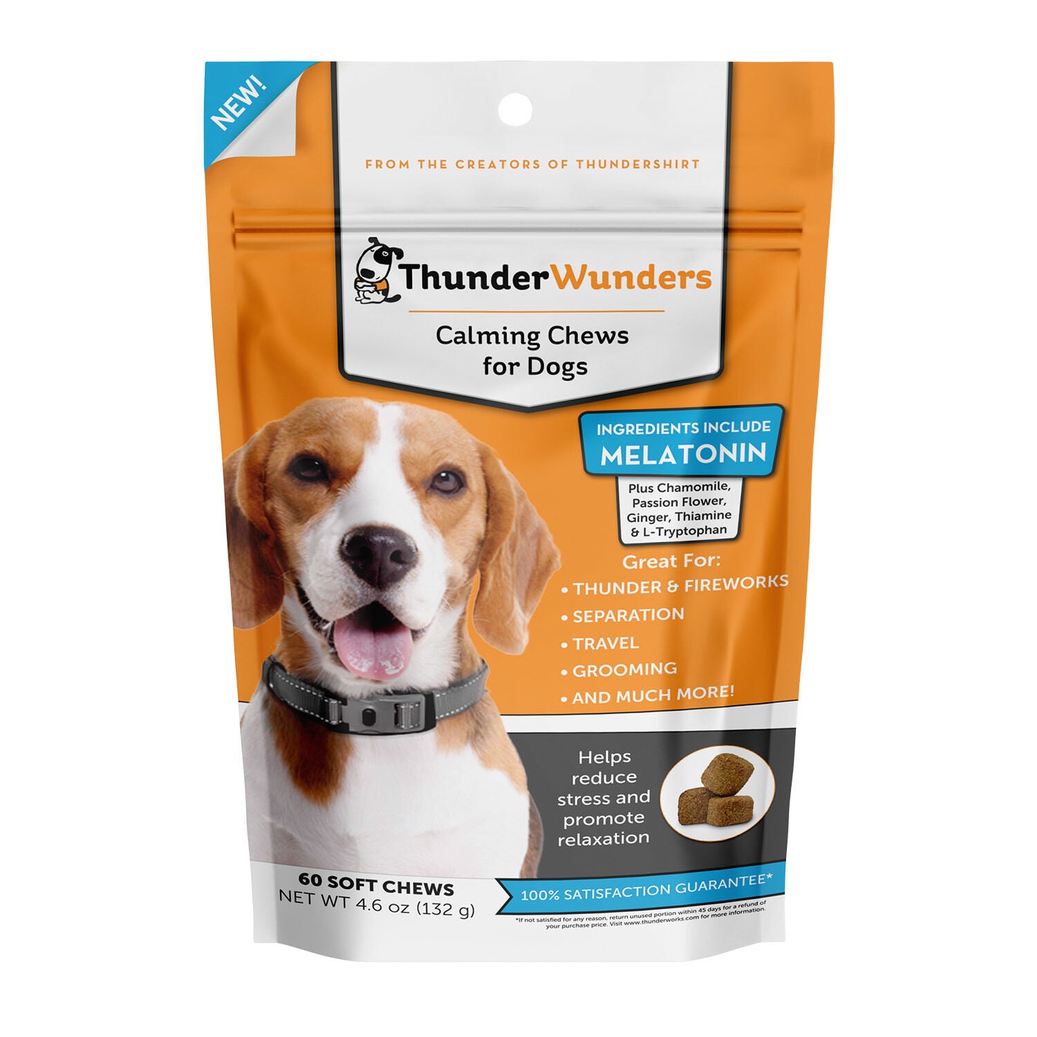 Thunderwunders Melatonin Calming Dog Chews