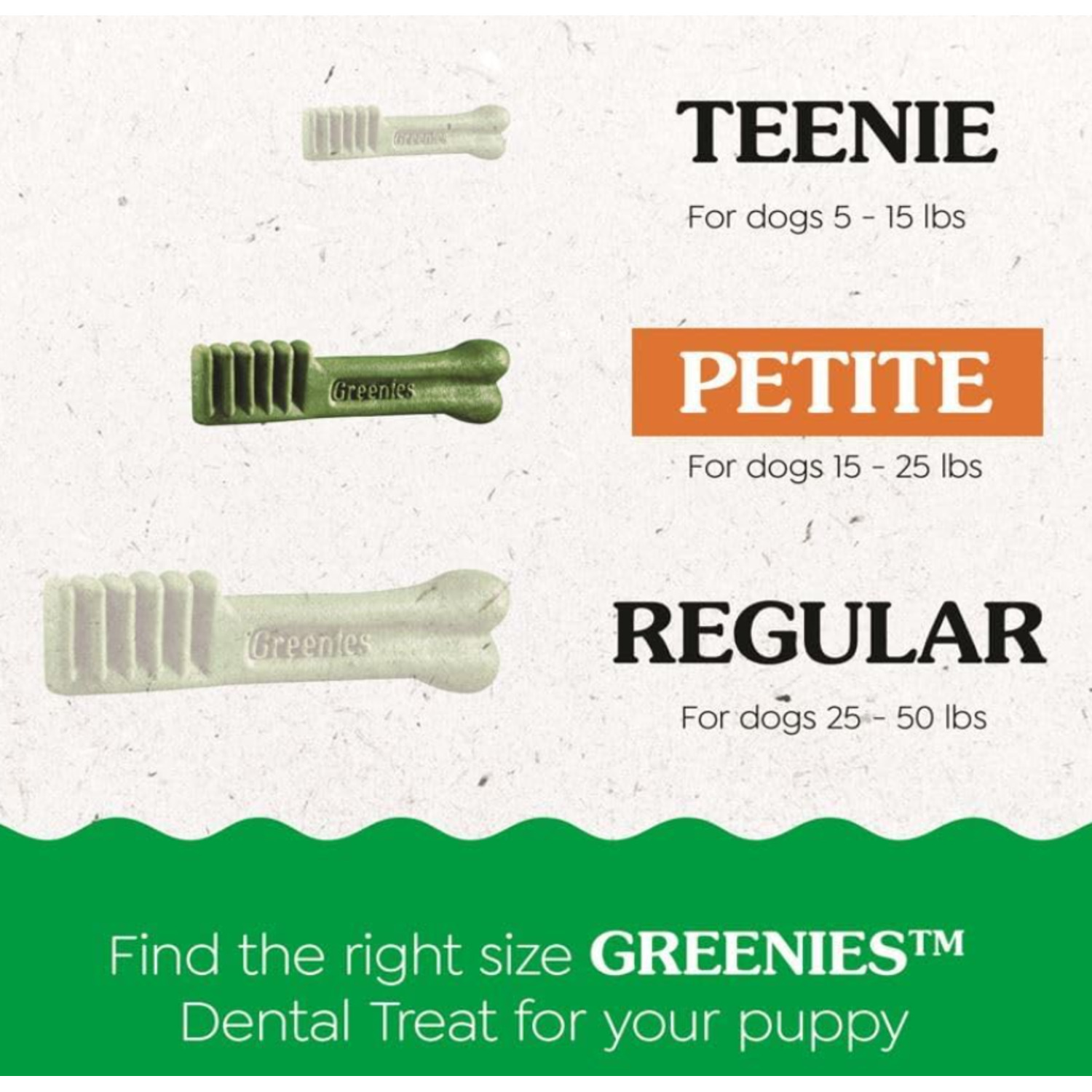 Greenies Dental Treats Petite 6+ Months Puppy Daily Dog Treats, 10 Count