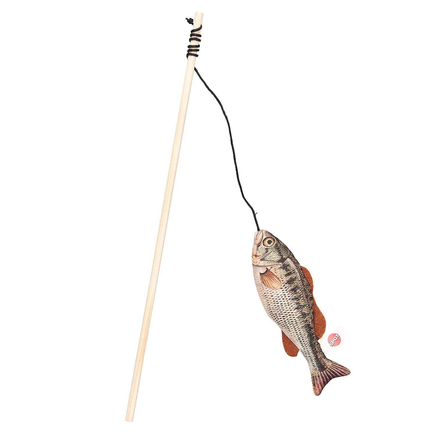 Spot Gone Fishin' Teaser Wand Cat Toy, Assorted
