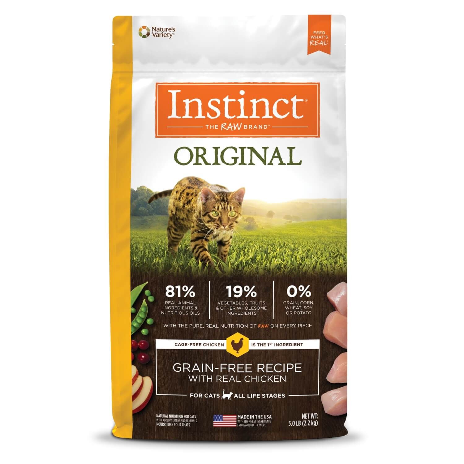 Instinct Original Grain-Free Recipe With Real Chicken Dry Cat Food