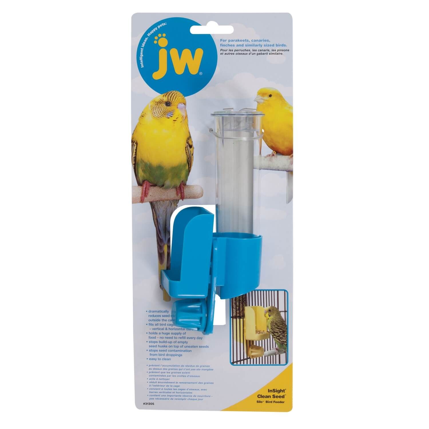 Insight Clean Seed Silo Bird Feeder For Birds