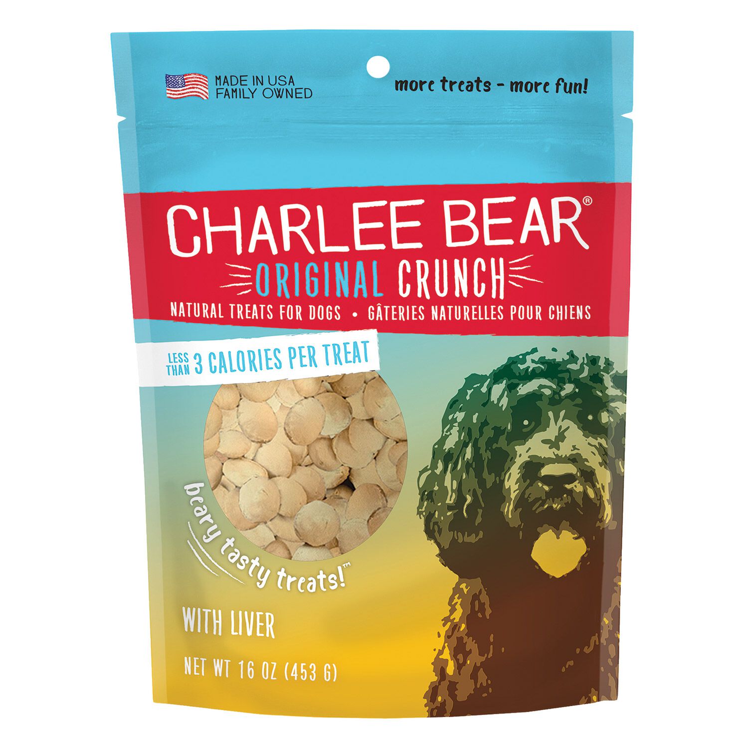 Charlee Bear Original Crunch With Liver Dog Treat