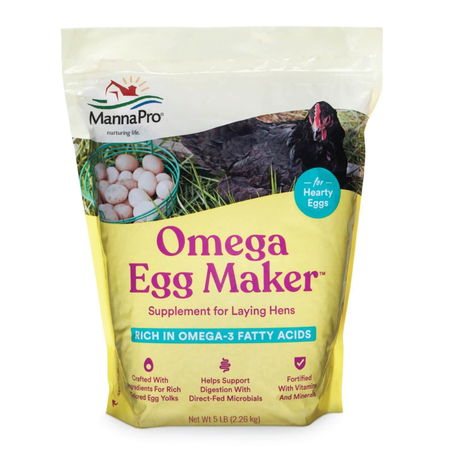 Manna Pro Omega Egg Maker Supplement For Laying Hens