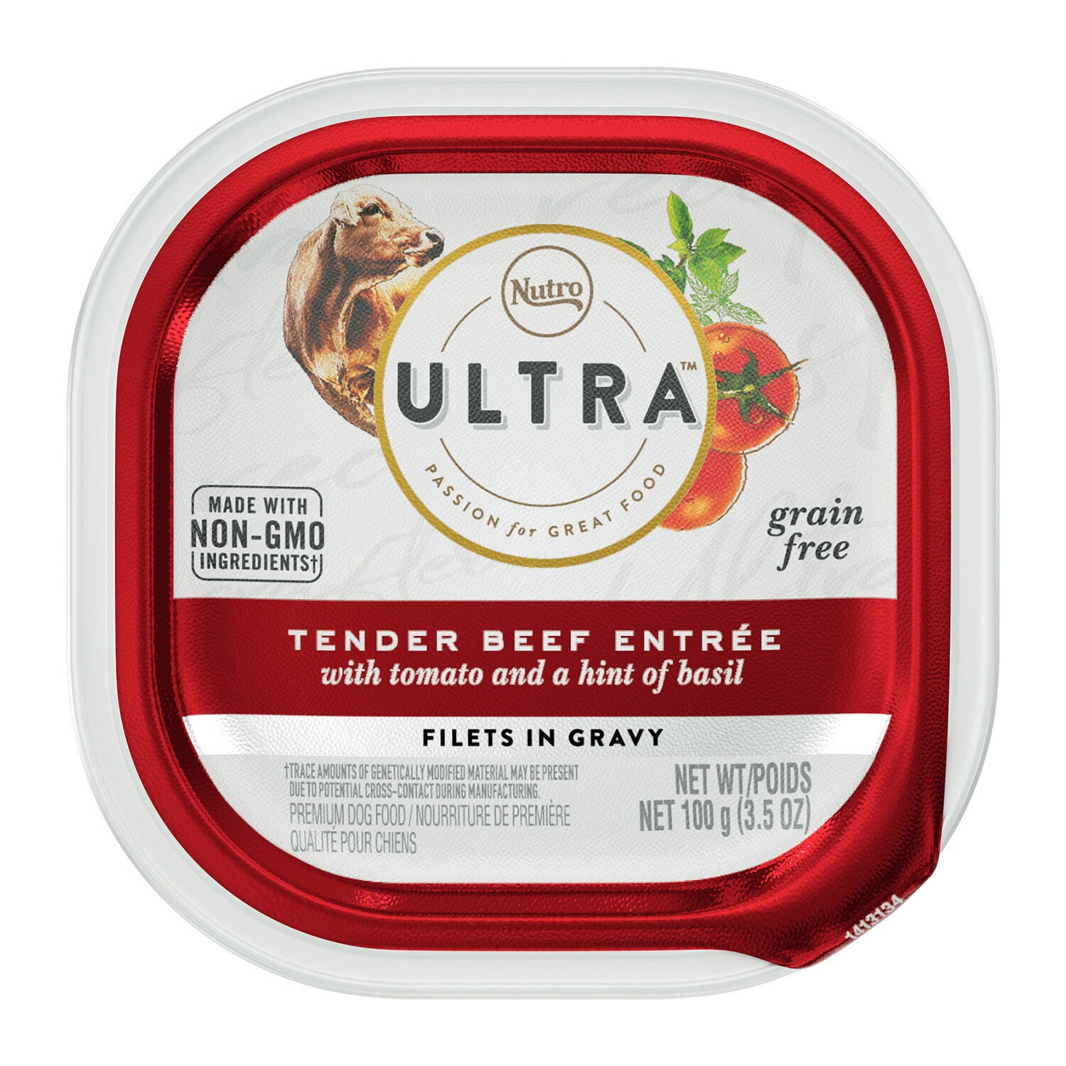 Nutro Ultra Tender Beef Entree With Tomato & Basil Dog Food