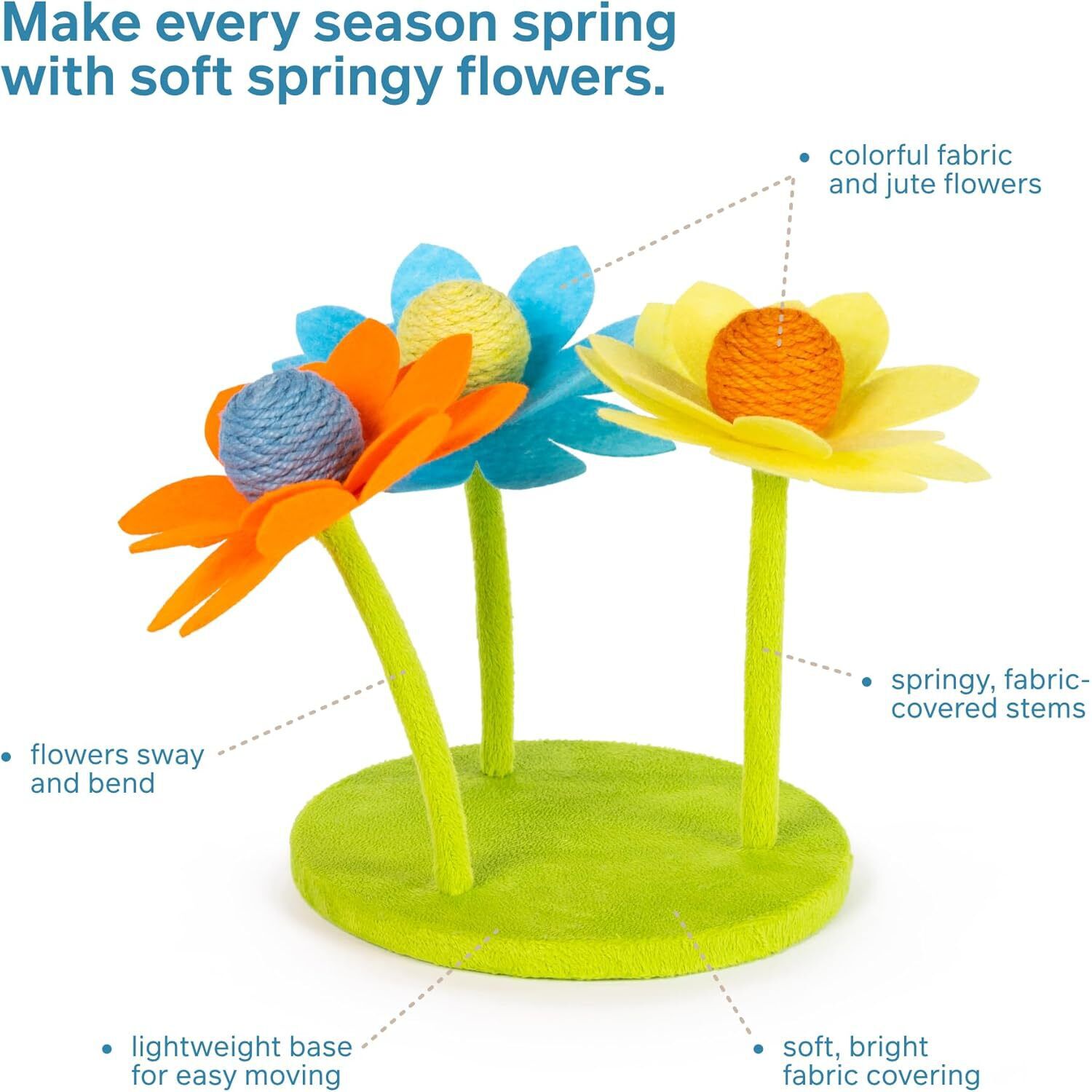 Prevue Pet Products Garden Sway N' Play Interactive Cat Toy