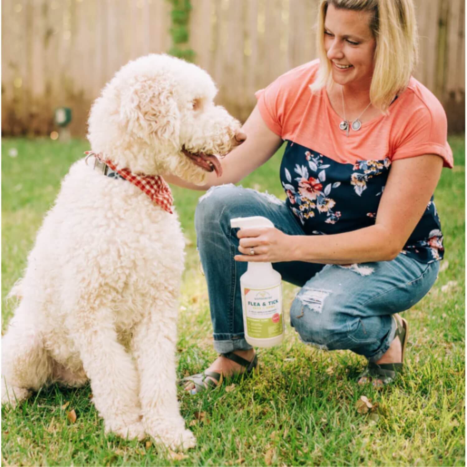 Wondercide Flea, Tick & Mosquito Control & Repellent Spray For Dogs, Cats & Home, Peppermint-16Oz