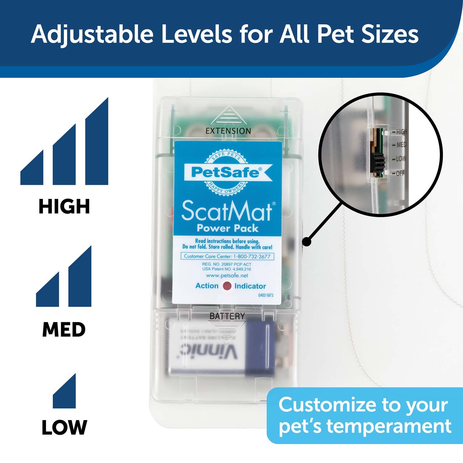 Petsafe Scatmat Indoor Pet Training Mat For Dogs & Cats, 12 X 60 In