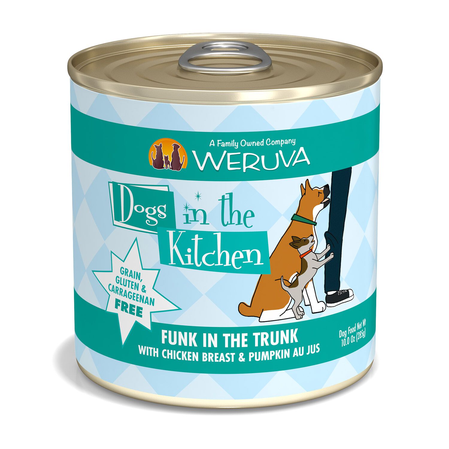 Weruva Dogs In The Kitchen Funk In The Trunk With Chicken & Pumpkin Au Jus Wet Dog Food, 2.8-Oz