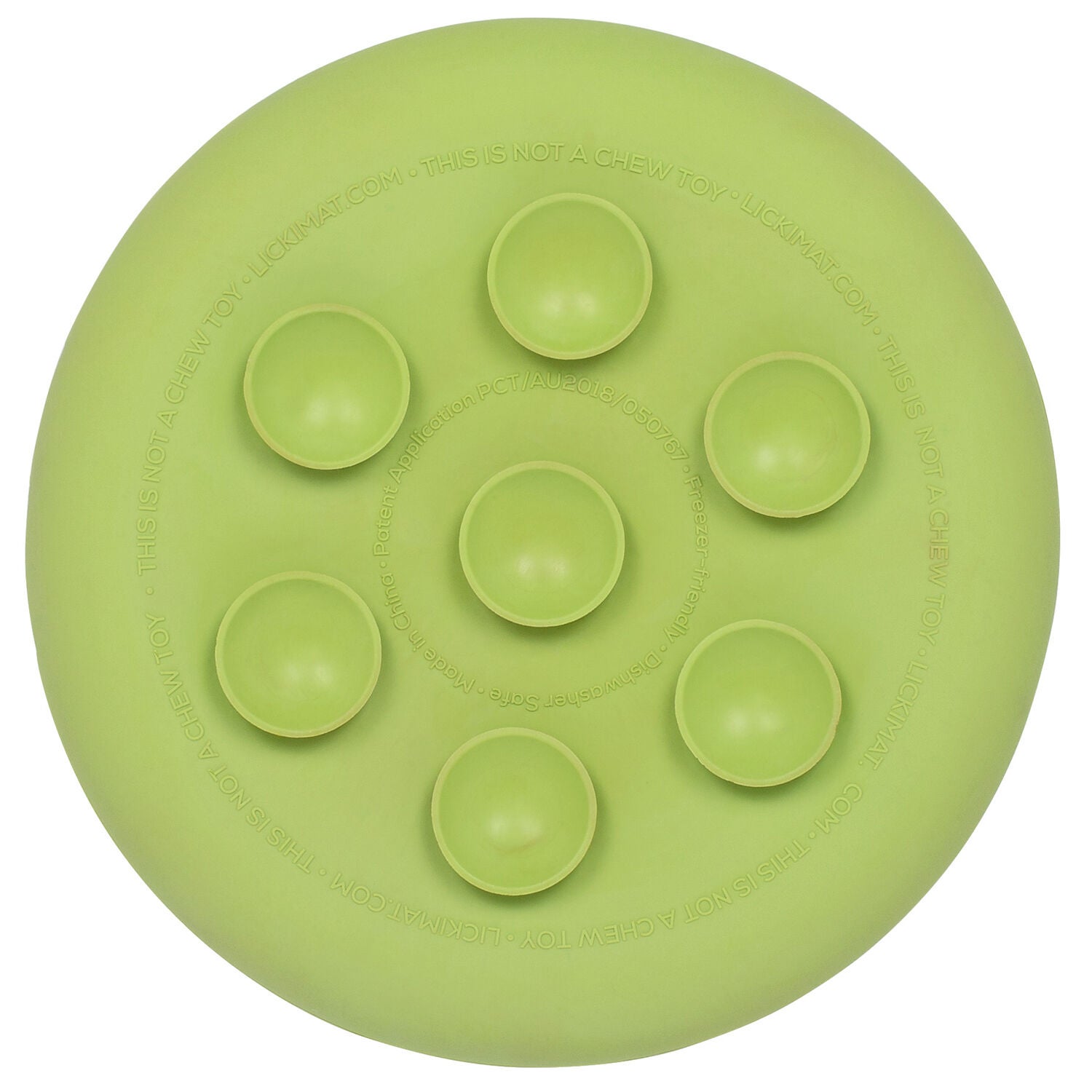 Lickimat Ufo Lickmat & Slow Feeder Dog Bowl - Green