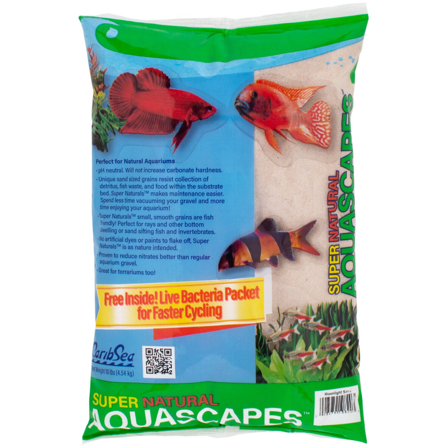 Carib Sea Super Natural Aquascapes Moonlight Sand, 10 Lb