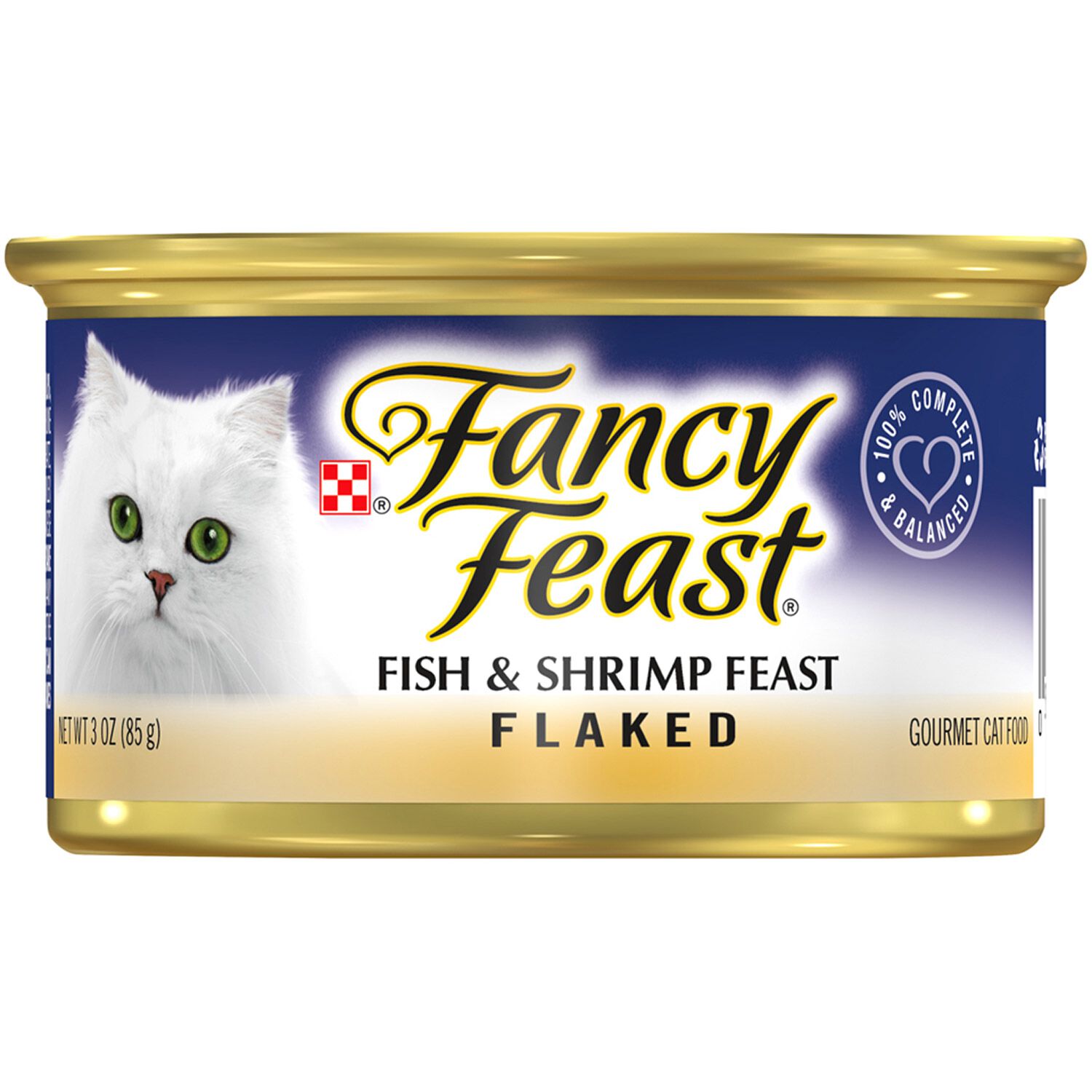 Flaked Fish & Shrimp Feast Cat Food