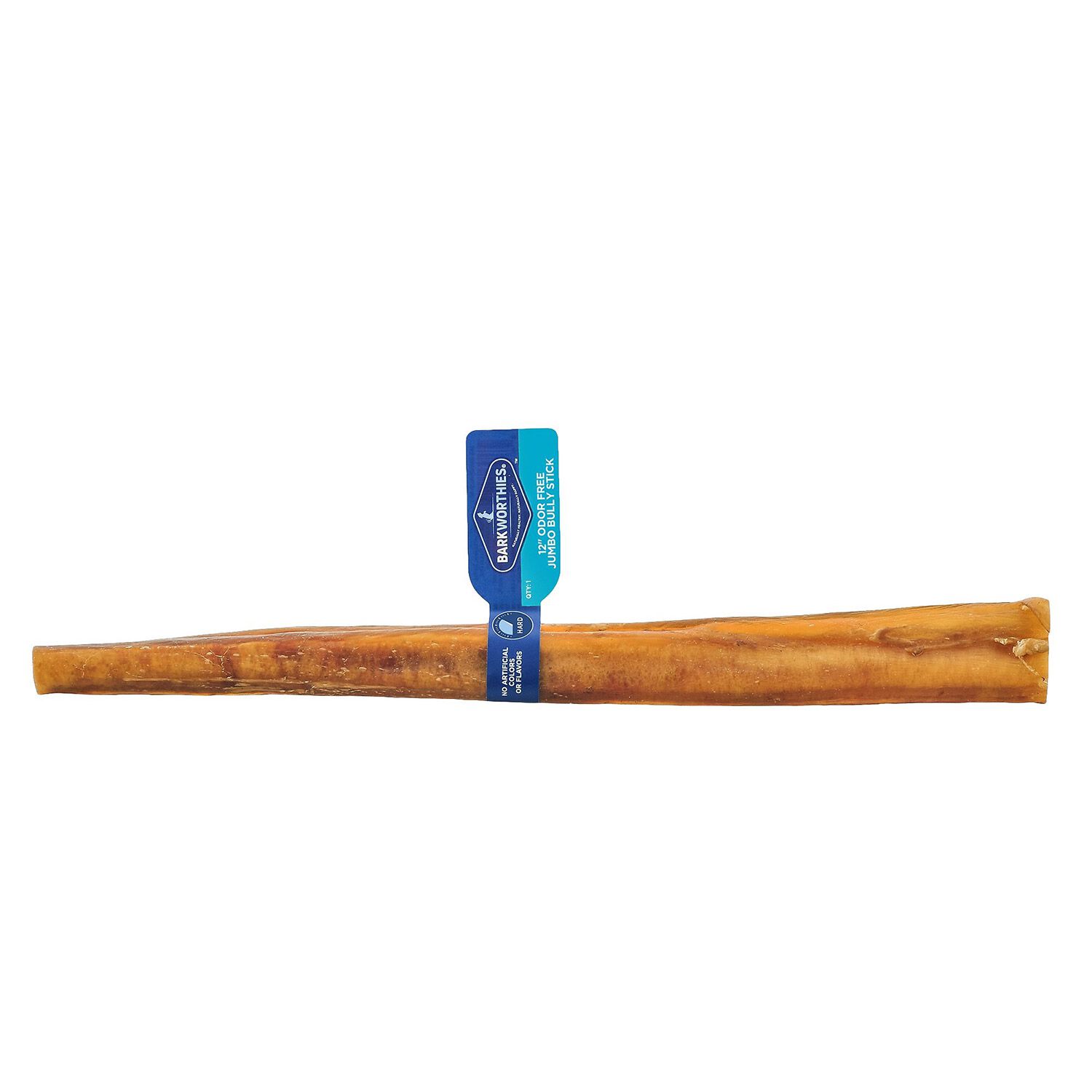 Barkworthies Odor-Free Bully Stick Natural Dog Treat, Jumbo