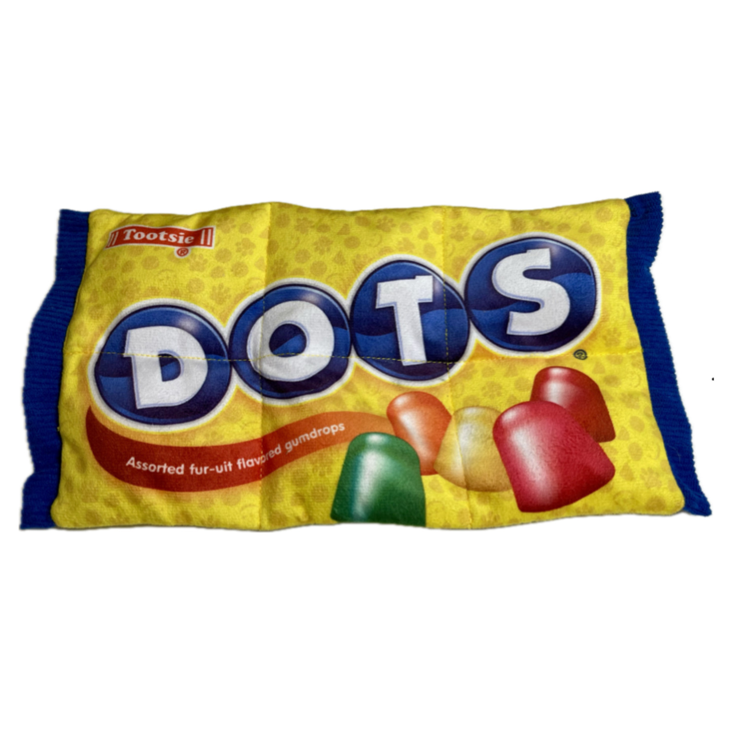 Tootsie Dots Crinkle Squeaker Mat Dog Toy, 12"
