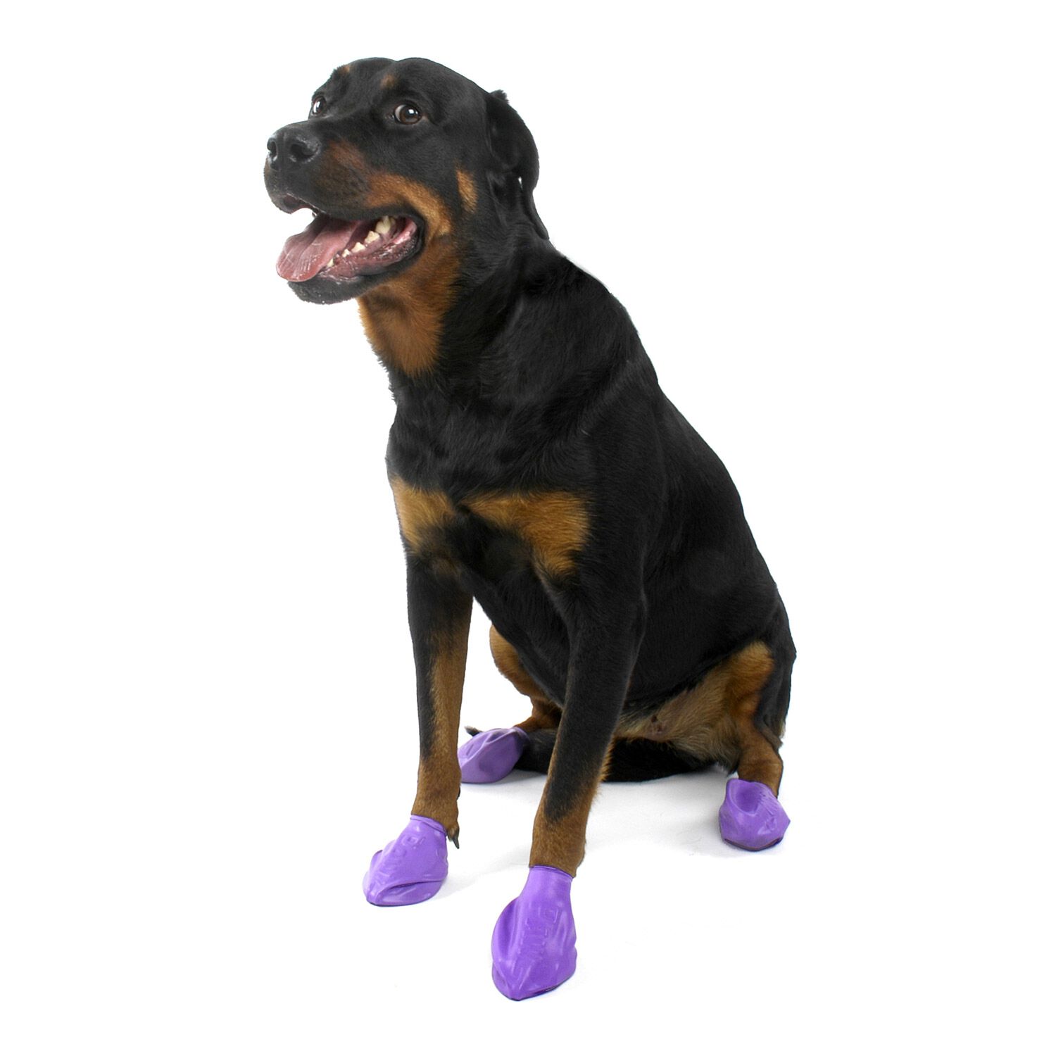 Pawz Rubber Waterproof Dog Boots, Tiny, Apple Green