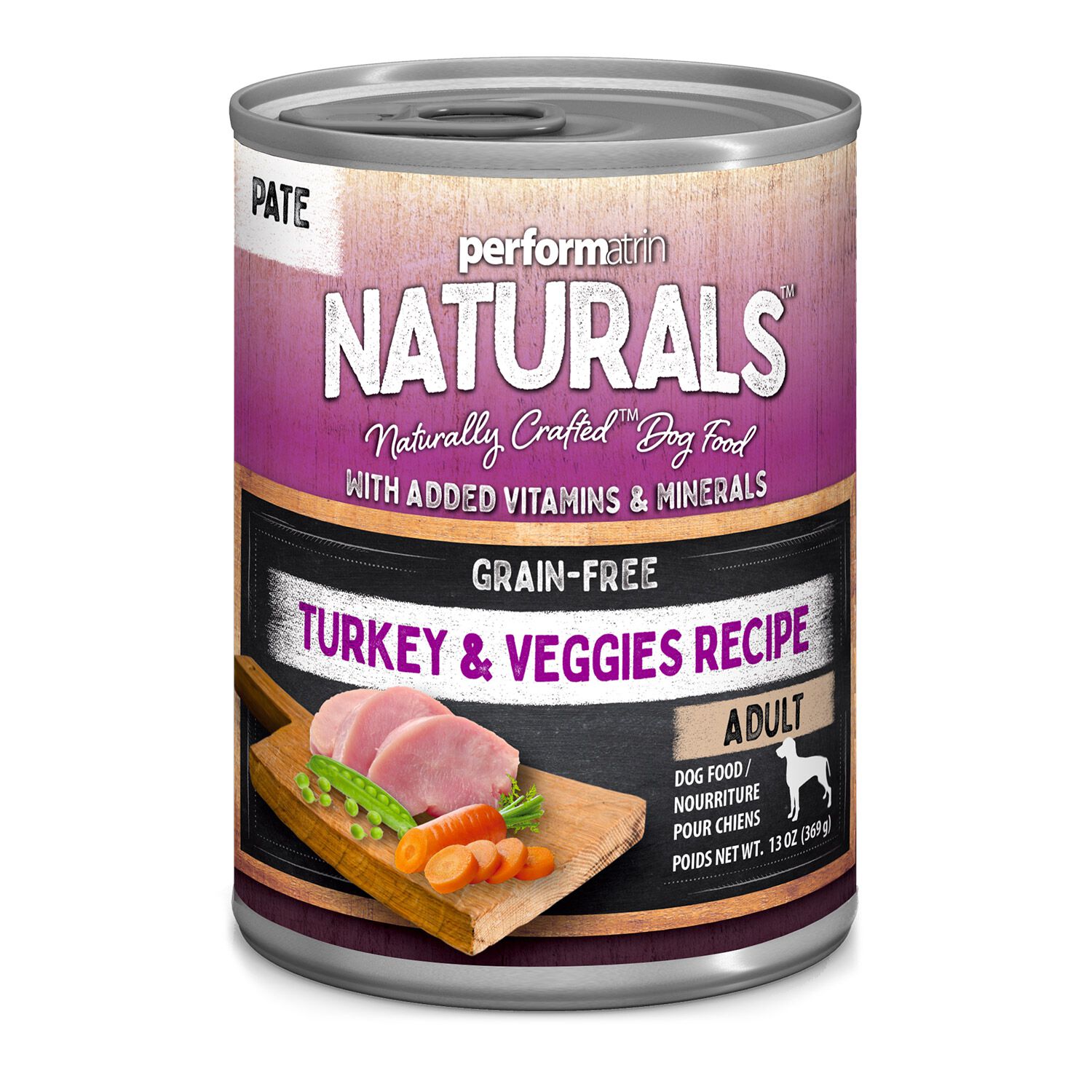 Performatrin Naturals Grain Free Turkey & Veggies Recipe Adult Wet Dog Food