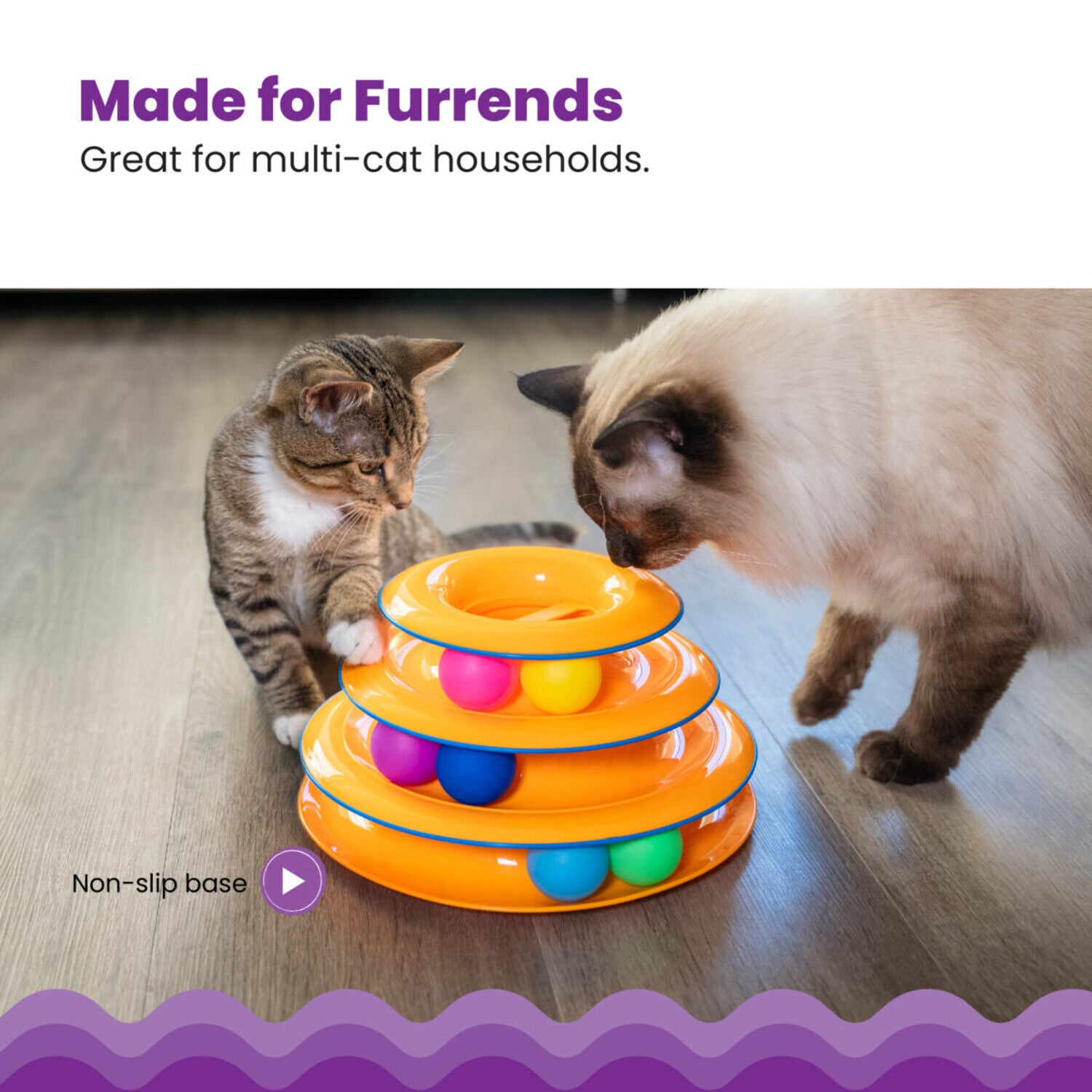 Catstages Tower Of Tracks Interactive Cat Toy