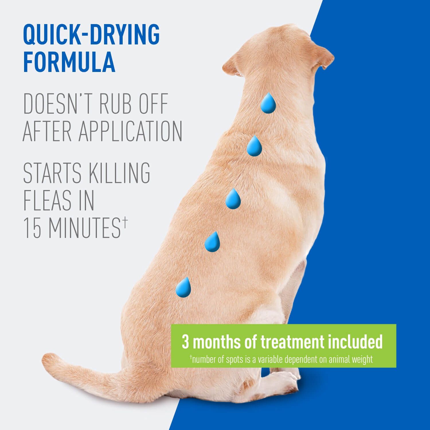 Adams Plus Flea & Tick Prevention Spot On For Dogs, Large Dogs 31-60 Lbs