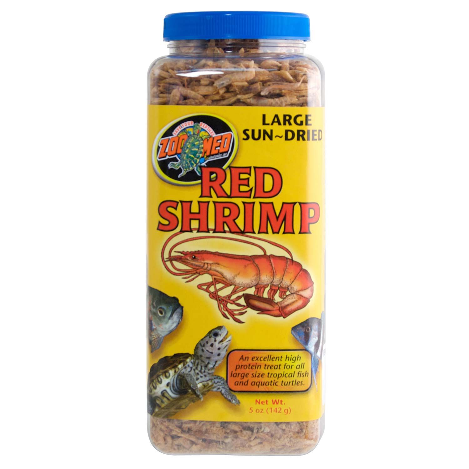 Zoo Med Large Sun-Dried Red Shrimp Reptile Food