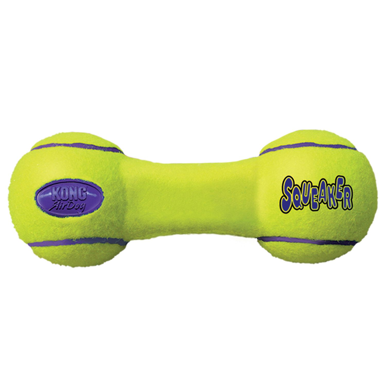 Kong Airdog Squeaking Nonabrasive Dumbbell Dog Toy