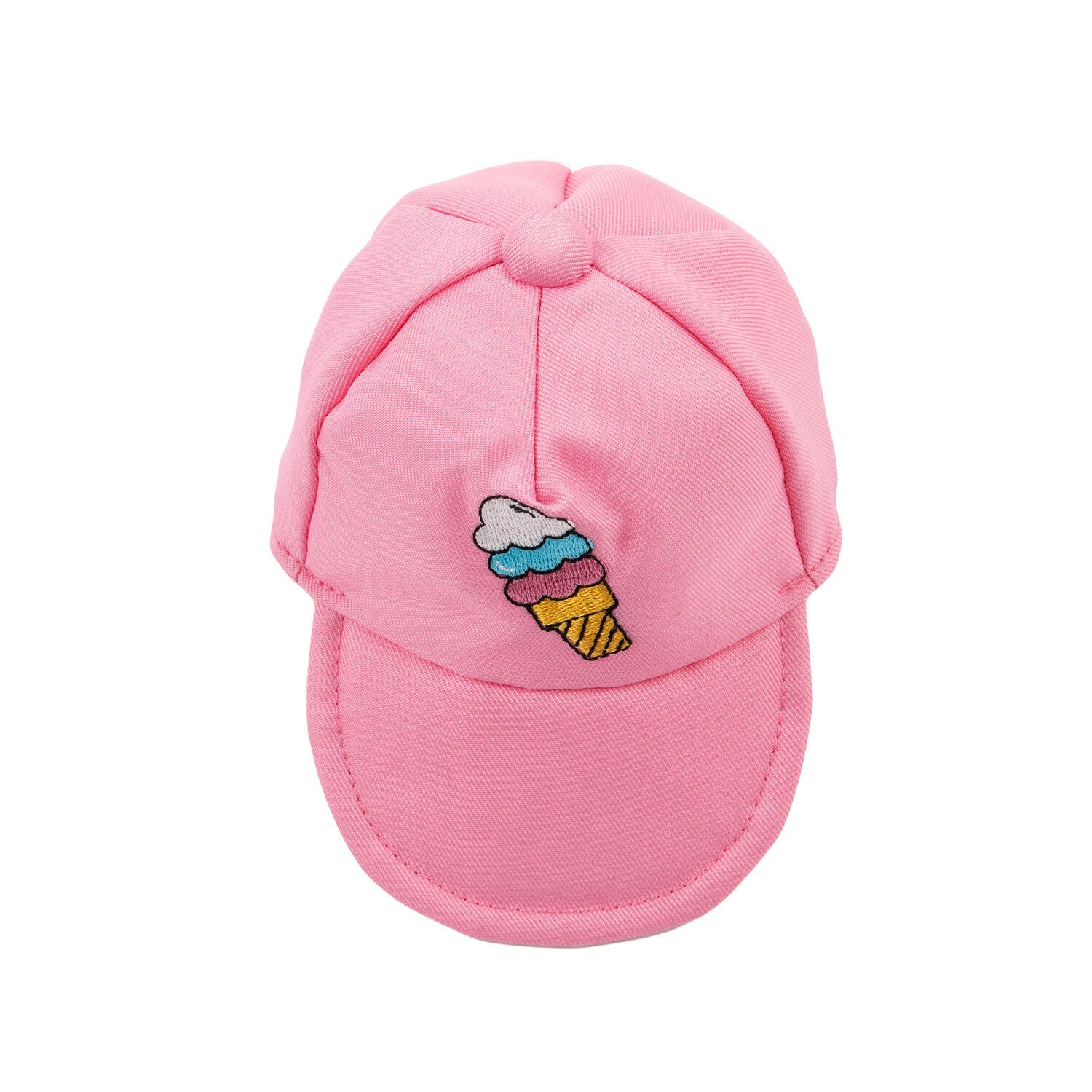 Simply Dog Pink Ice Cream Baseball Cap Dog Hat