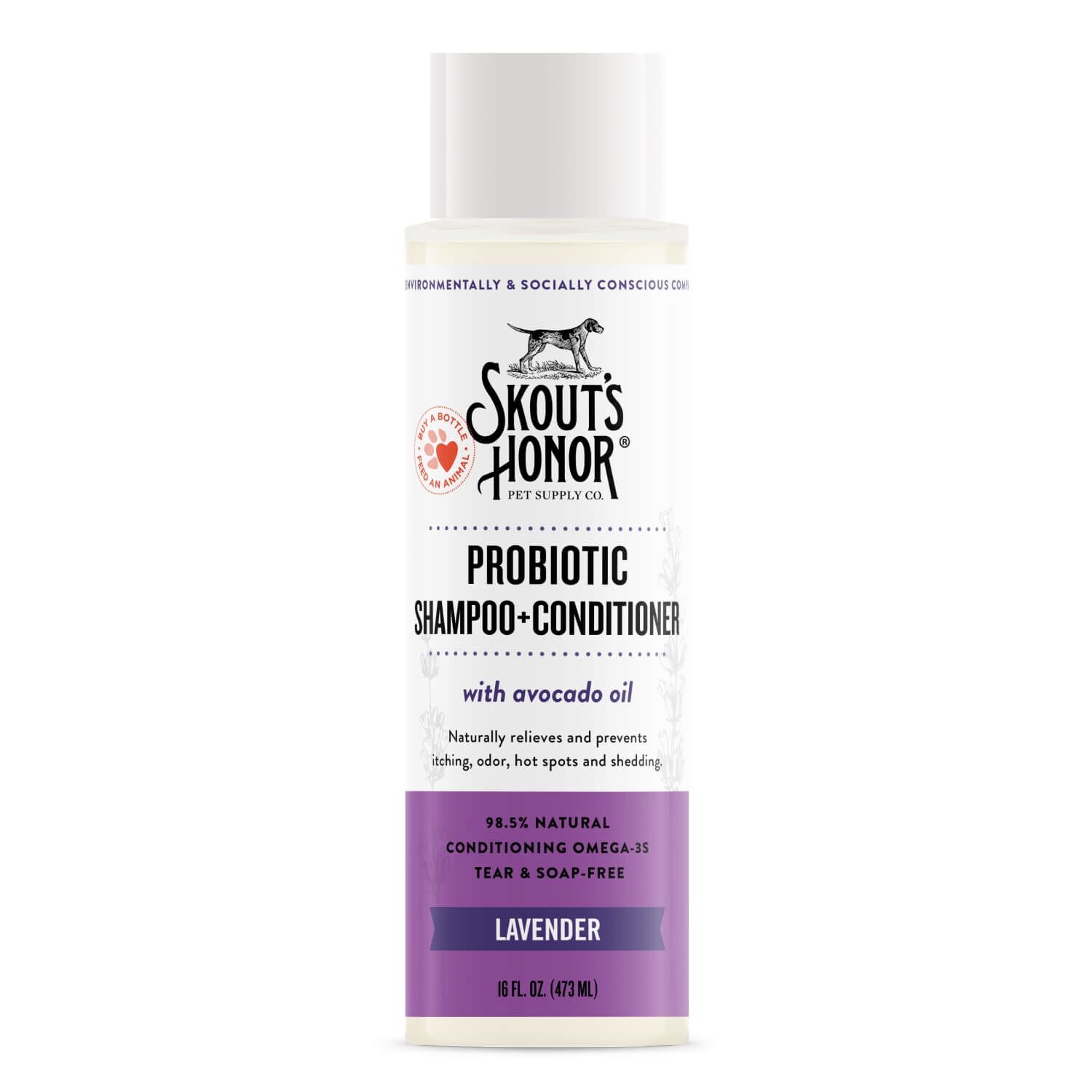 Skout's Honor Probiotic Shampoo And Conditioner Lavender