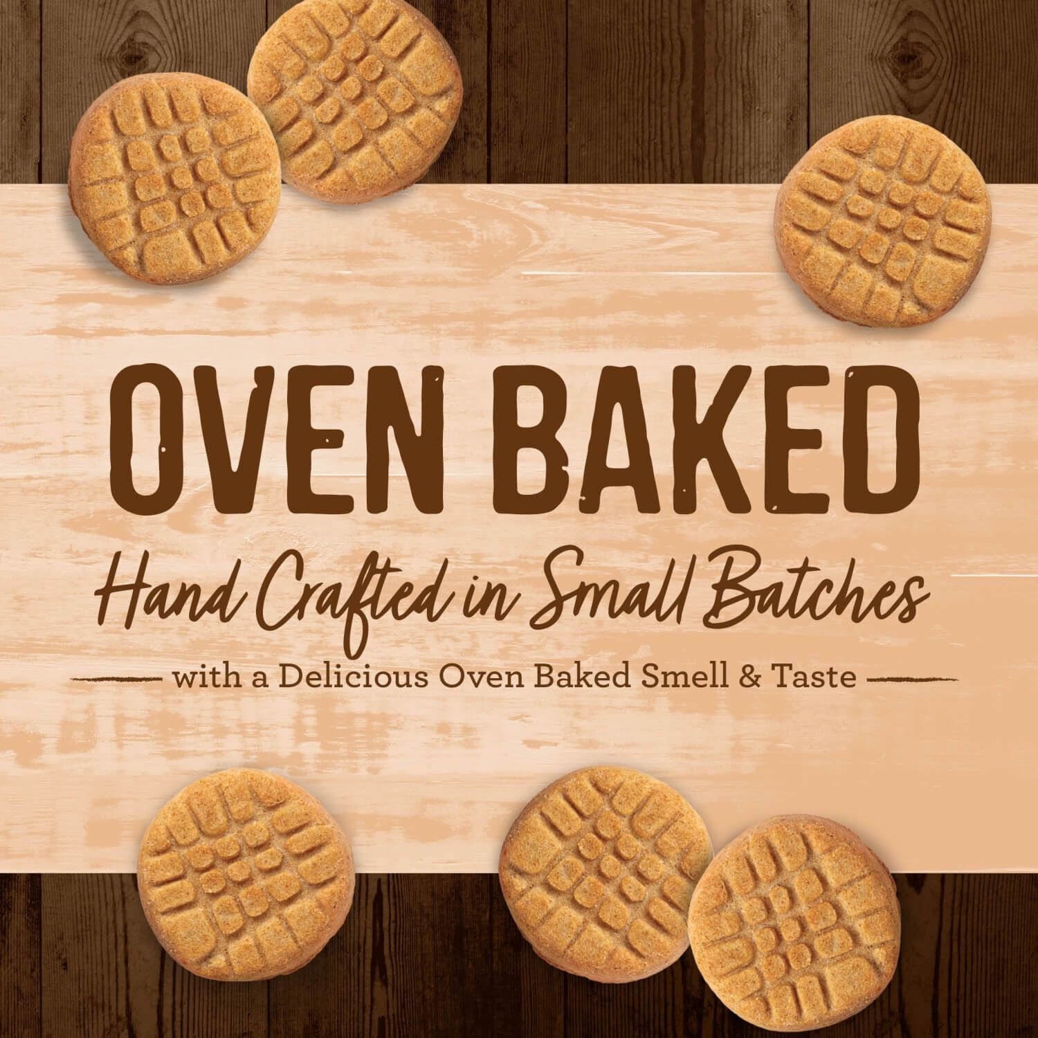 Merrick Oven Baked Paw'some Peanut Butter Cookie Dog Treats