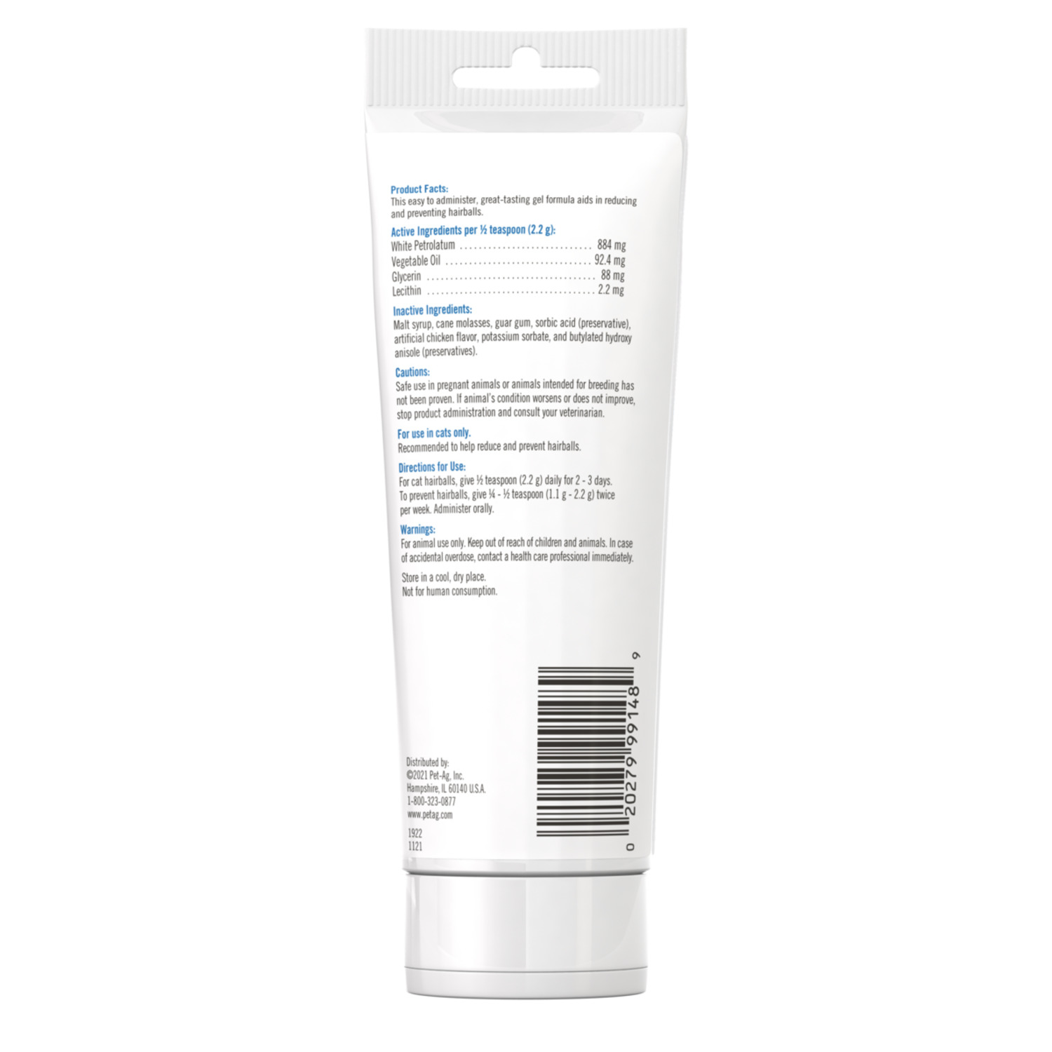 Petag Hairball Solution Gel Supplement For Cats