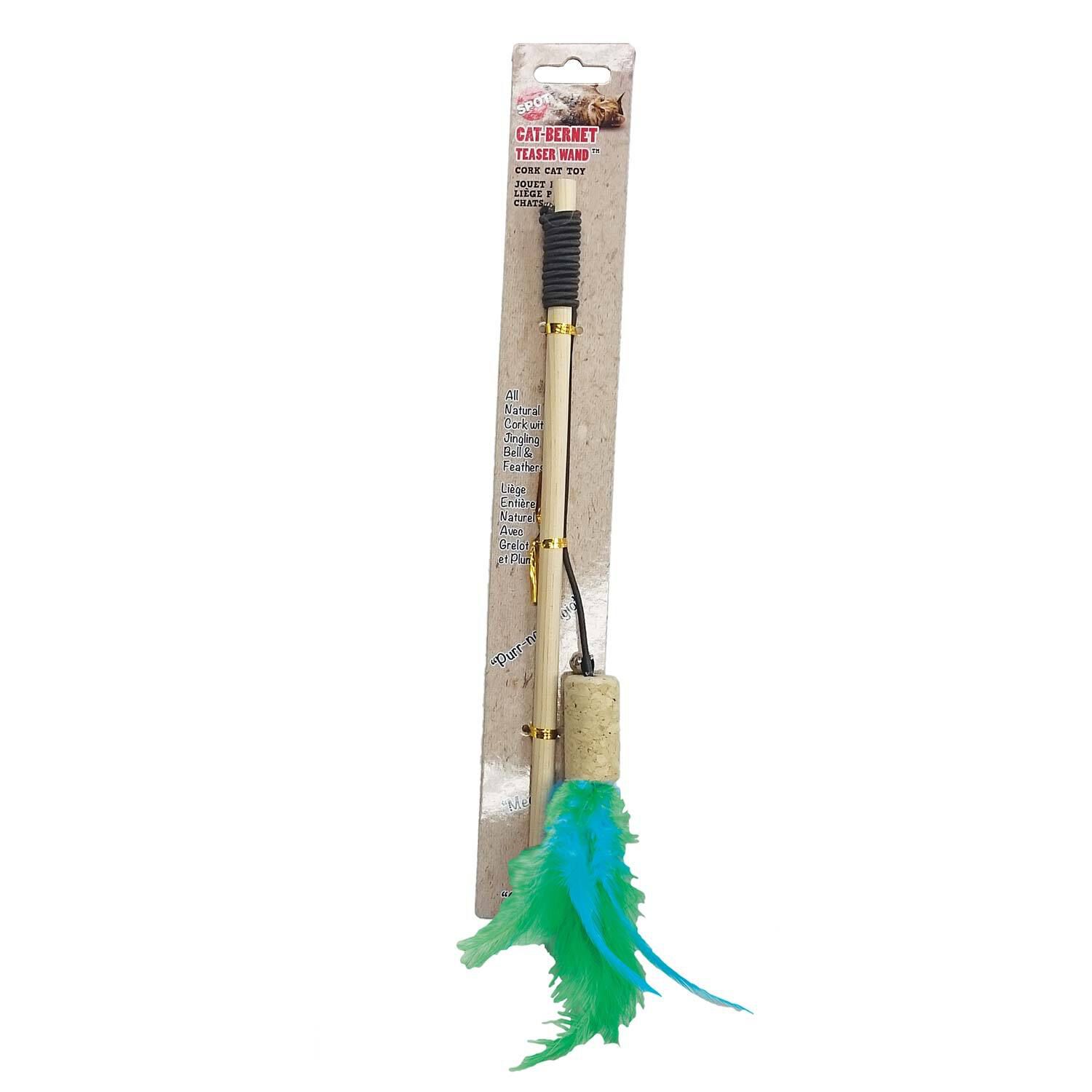 Cat-Bernet Cork Teaser Wand Cat Toy