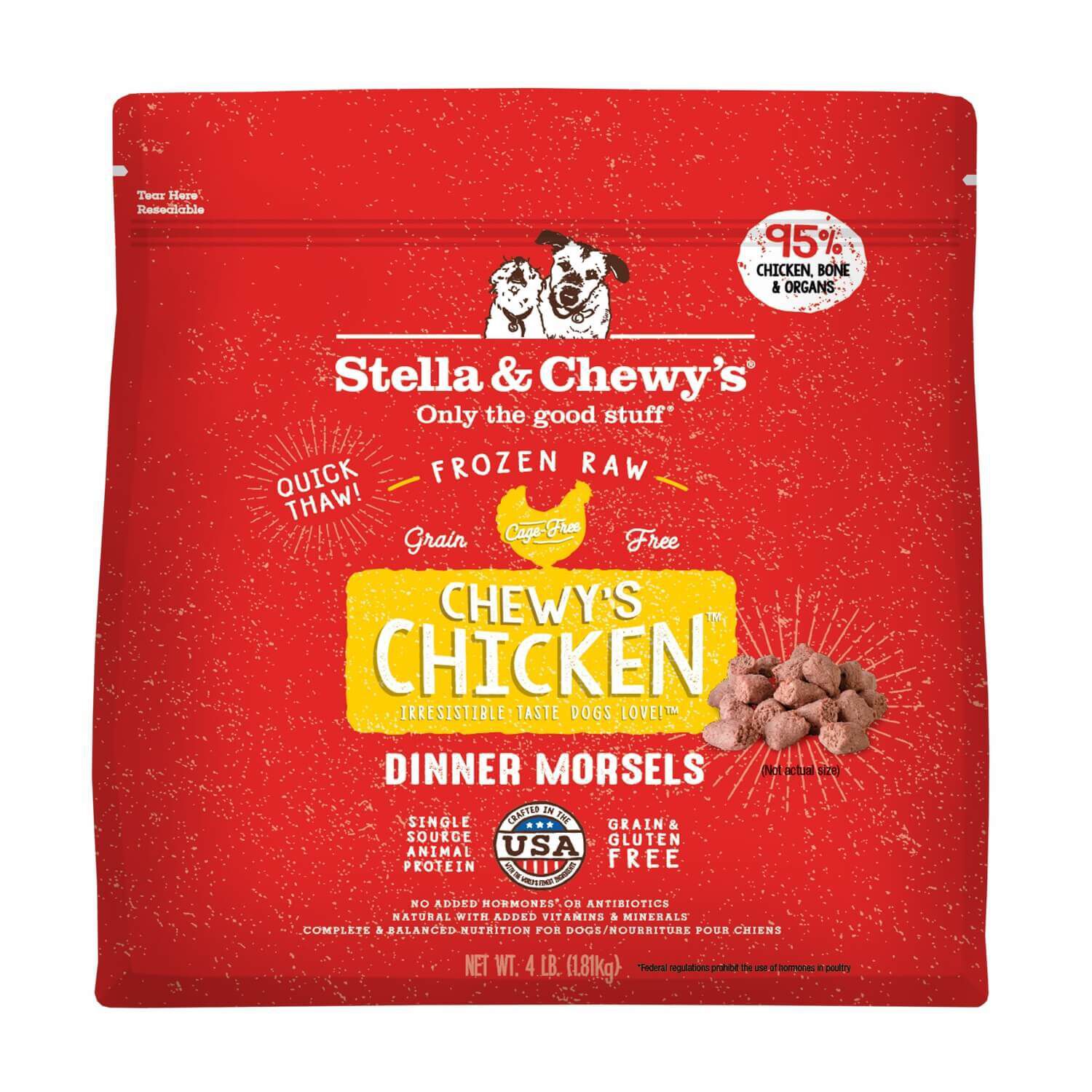 Stella & Chewy's Chewy's Chicken Morsels Frozen Dog Food