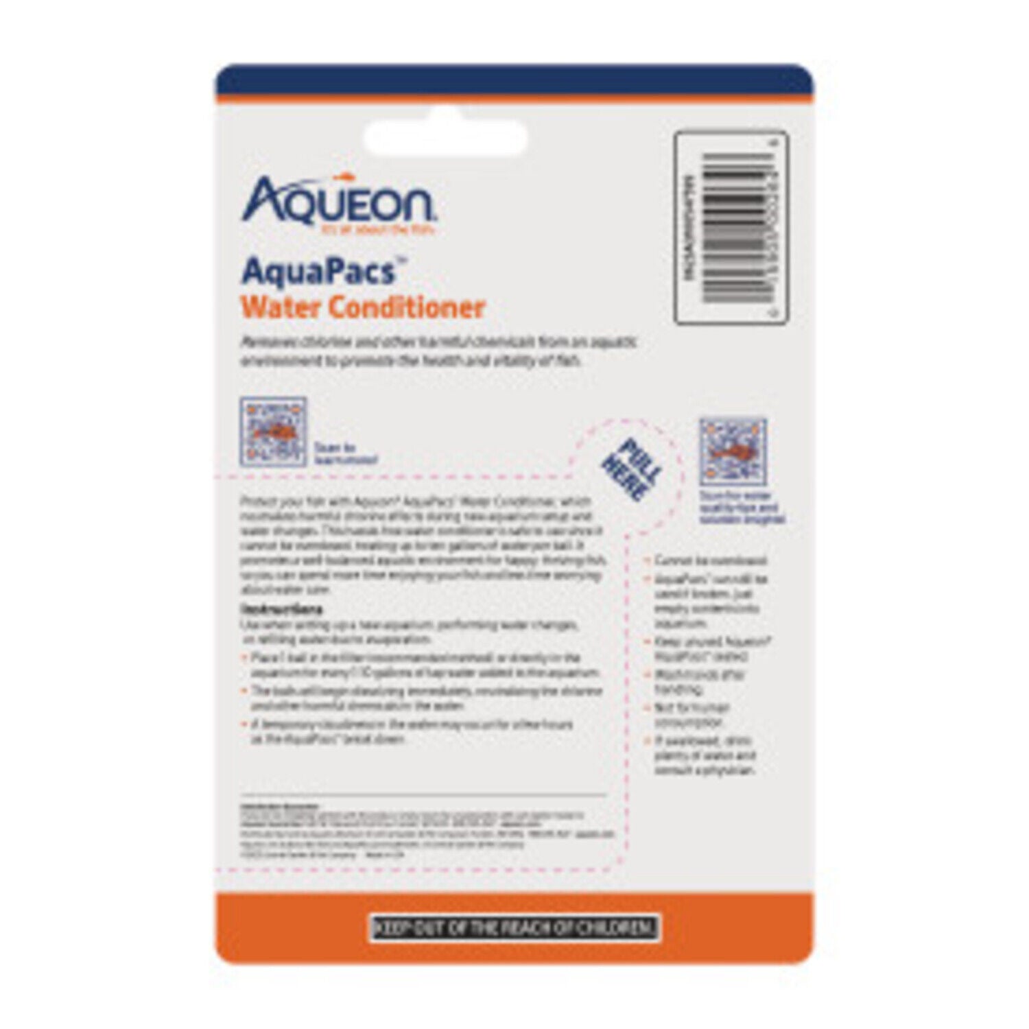 Aqueon Aquapacs Water Conditioner, 10 Gallon - 4 Pack