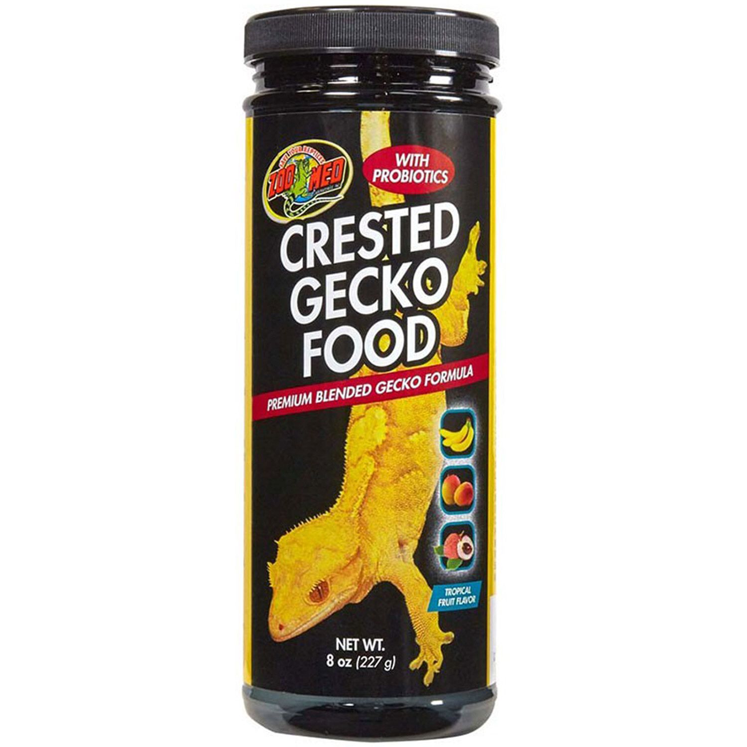Zoo Med Crested Gecko Food Premium Blended Gecko Formula - Tropical Fruit Flavor